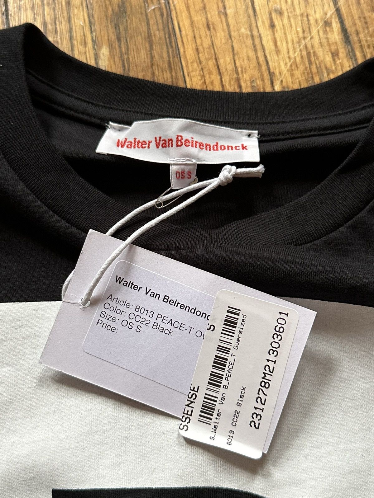 Walter Van Beirendonck Walter Van Beirendonck Peace oversized SS23 t-shirt Size US S / EU 44-46 / 1 - 7 Thumbnail
