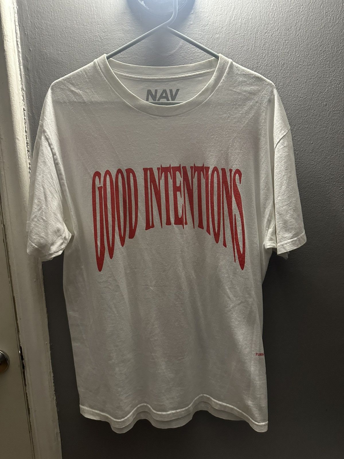 Tシャツ・カットソー Nav Official Good Intentions Heavens Syrup Washed T-Shirt Nav x Vlone Good Intentions Tee | eBay