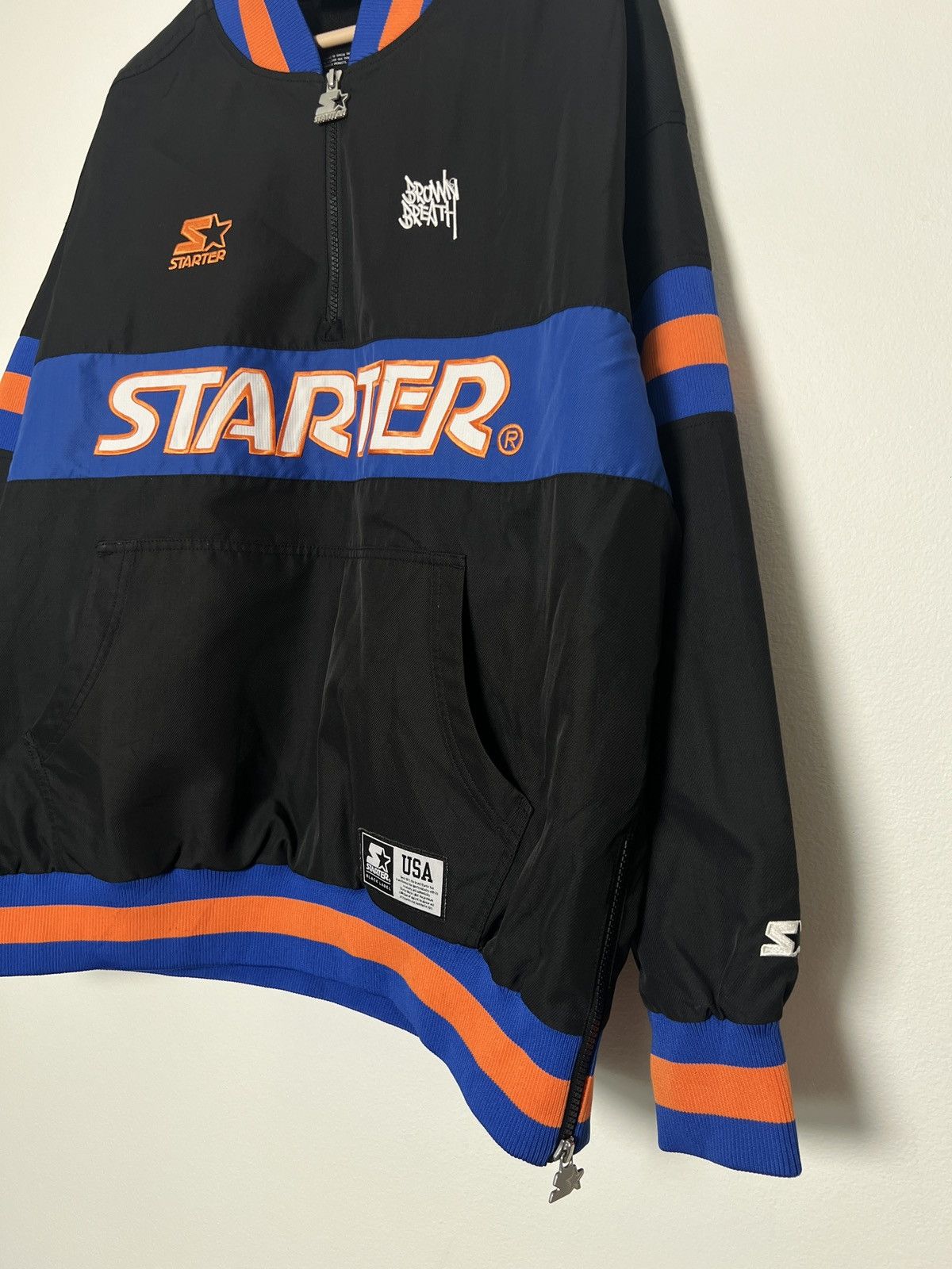 Starter Black, orange, and blue Starter Black Label zip-up jacket Size US L / EU 52-54 / 3 - 2 Thumbnail