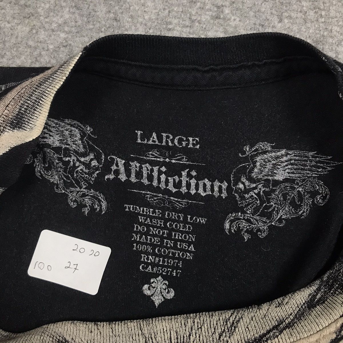 Affliction AFFLICTION PUNK TSHIRT Size US L / EU 52-54 / 3 - 6 Thumbnail