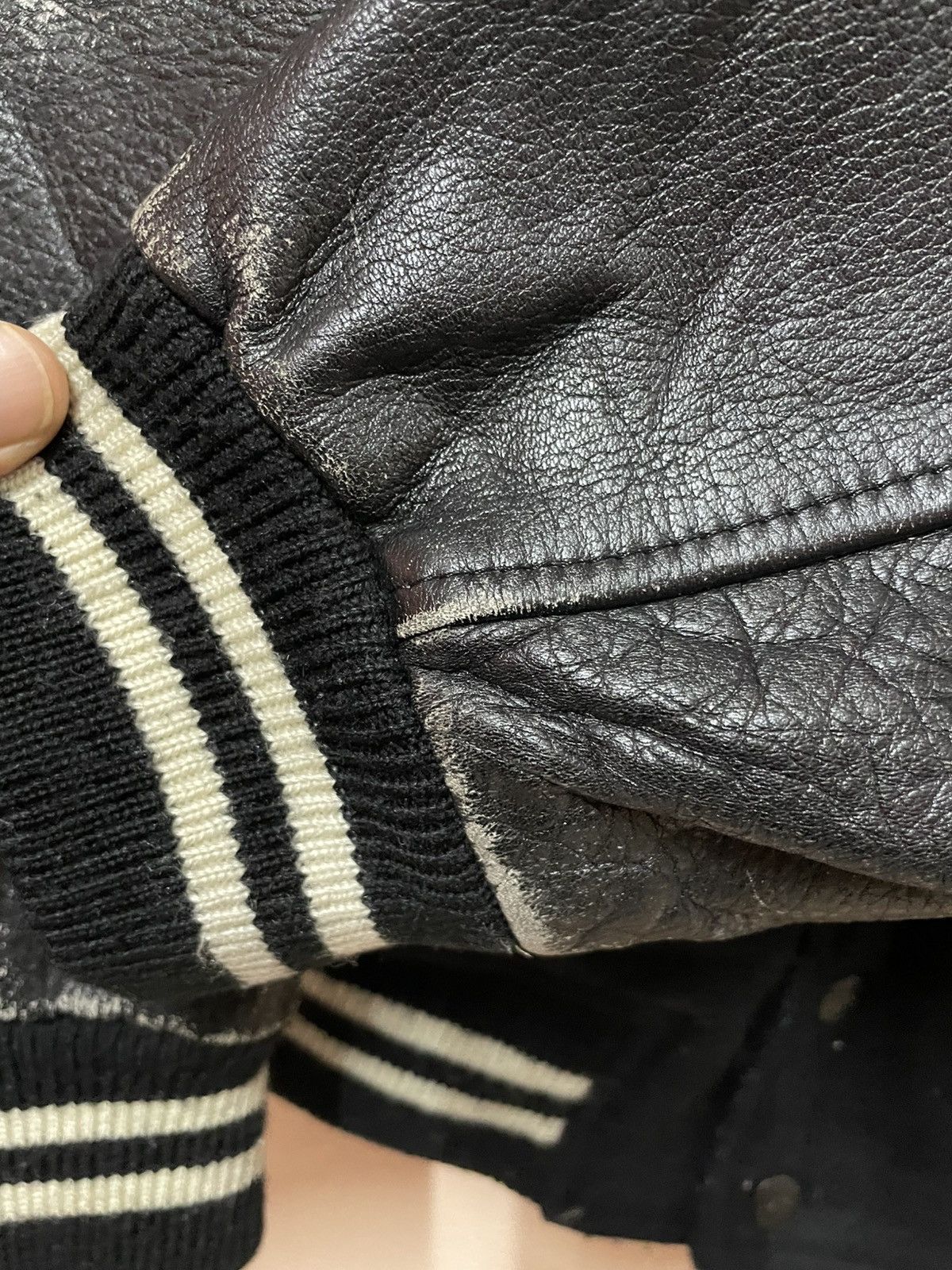 Other Vintage Varsity Letterman Harvard University Leather Jacket Size US M / EU 48-50 / 2 - 11 Thumbnail