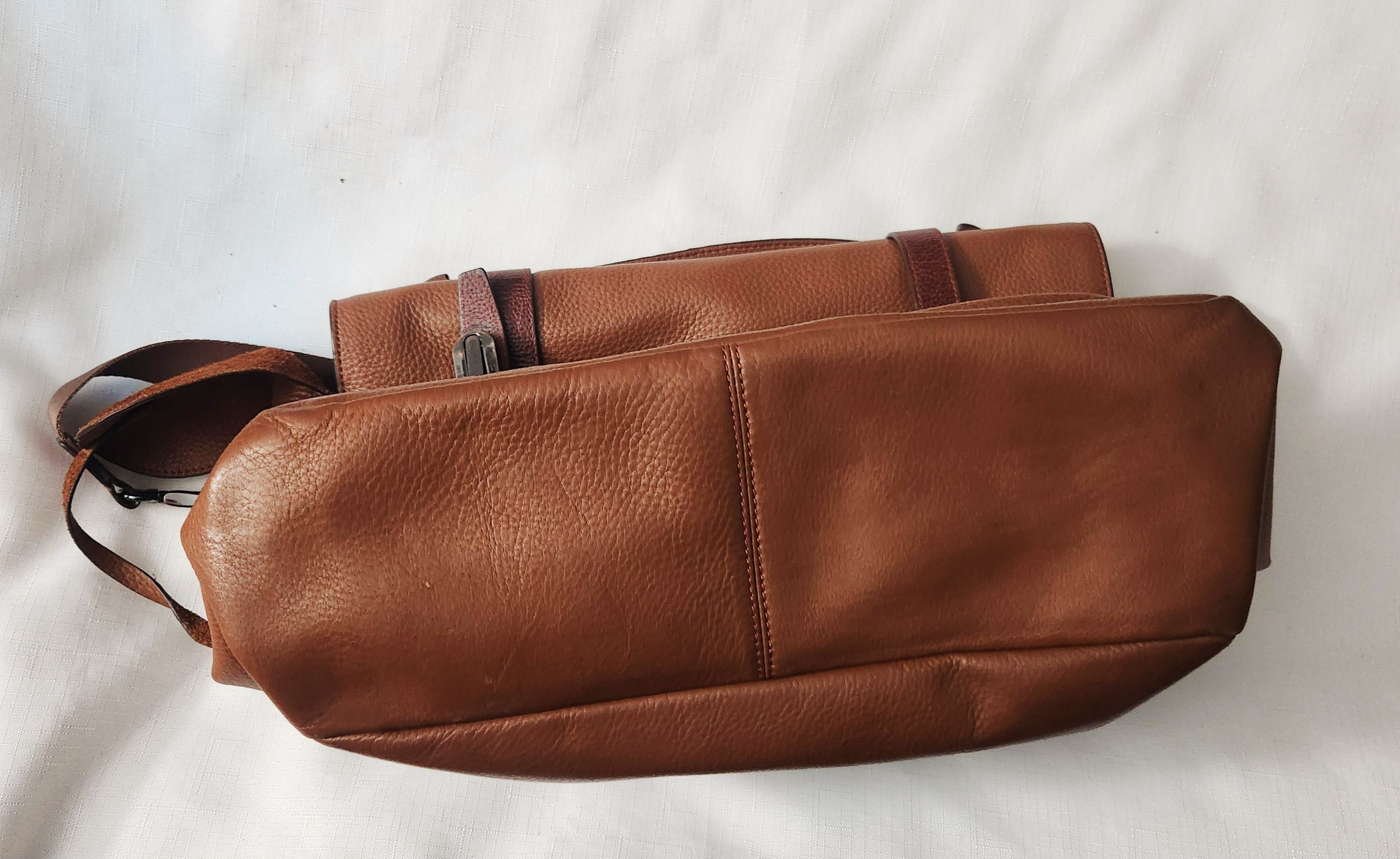 Ted Baker Ted Baker London Finlie 100% Leather Satchel Brown Messenger Size ONE SIZE - 18 Thumbnail
