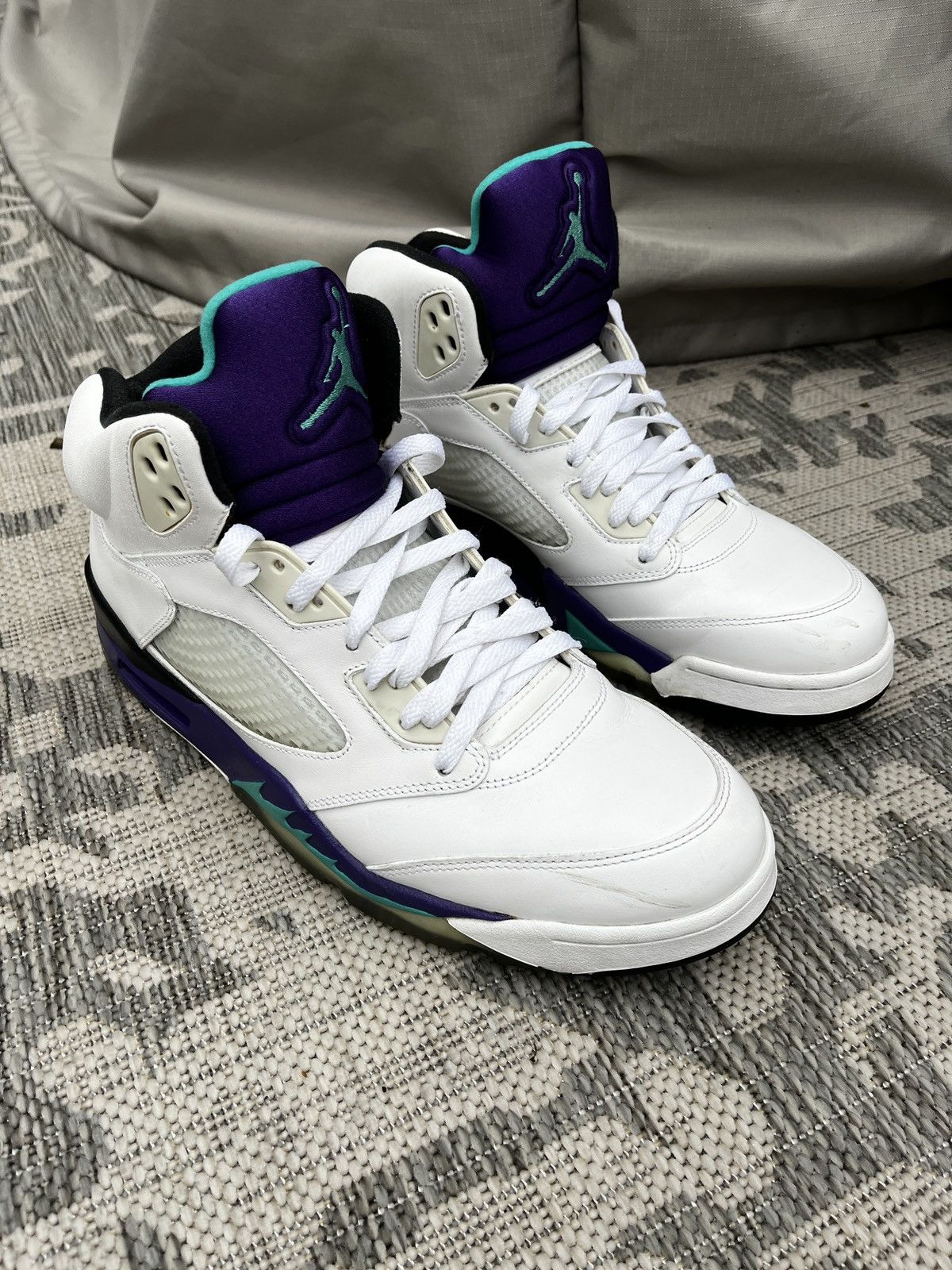 Jordan Brand Air Jordan 5 White Grape Sneakers (unisex) Size US 12 / EU 45 - 16 Thumbnail