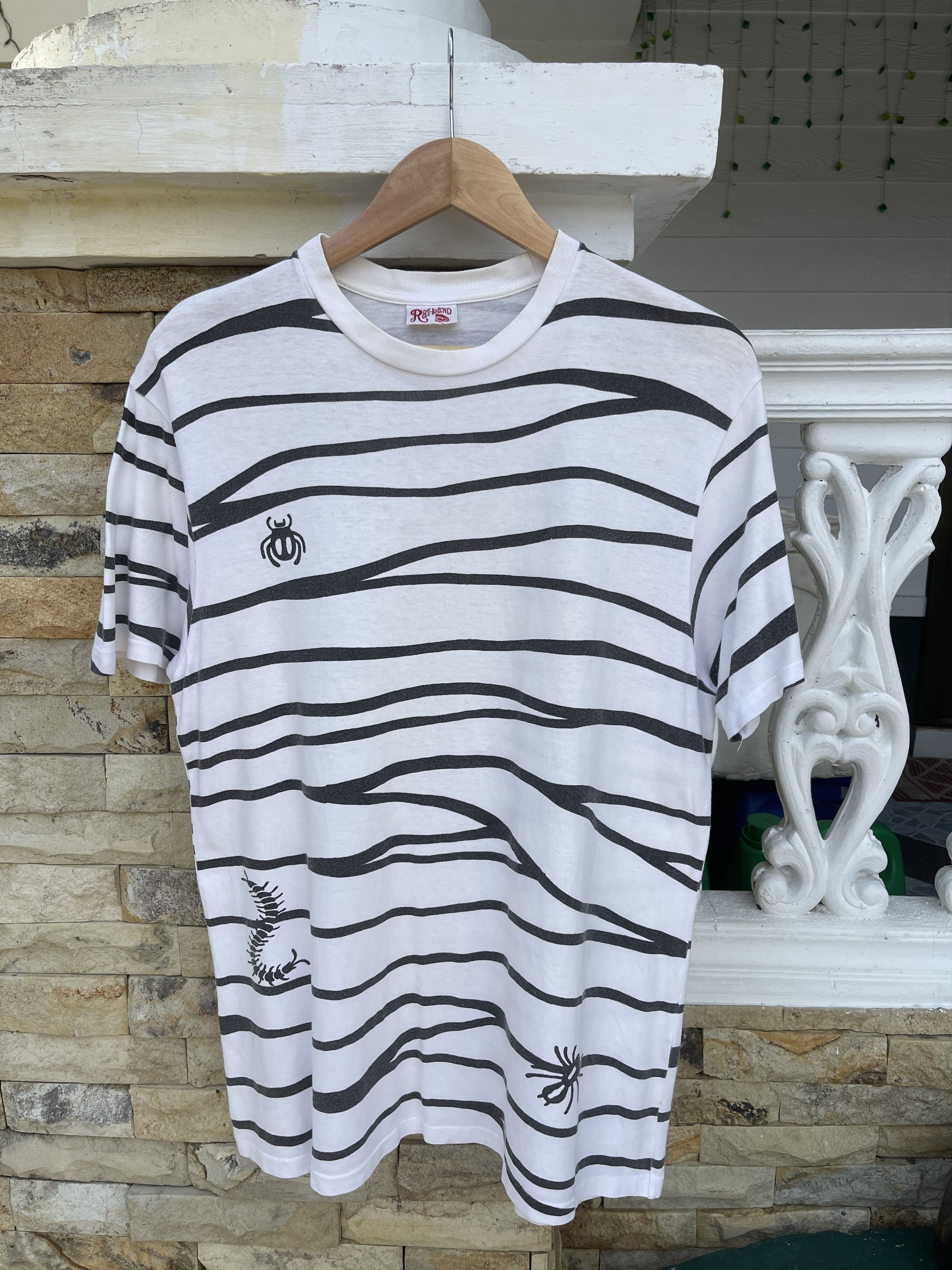 Vintage Last Drop🔥Rare🔥Vintage Rat Land Japan Striped T-Shirt Size US L / EU 52-54 / 3 - 2 Thumbnail