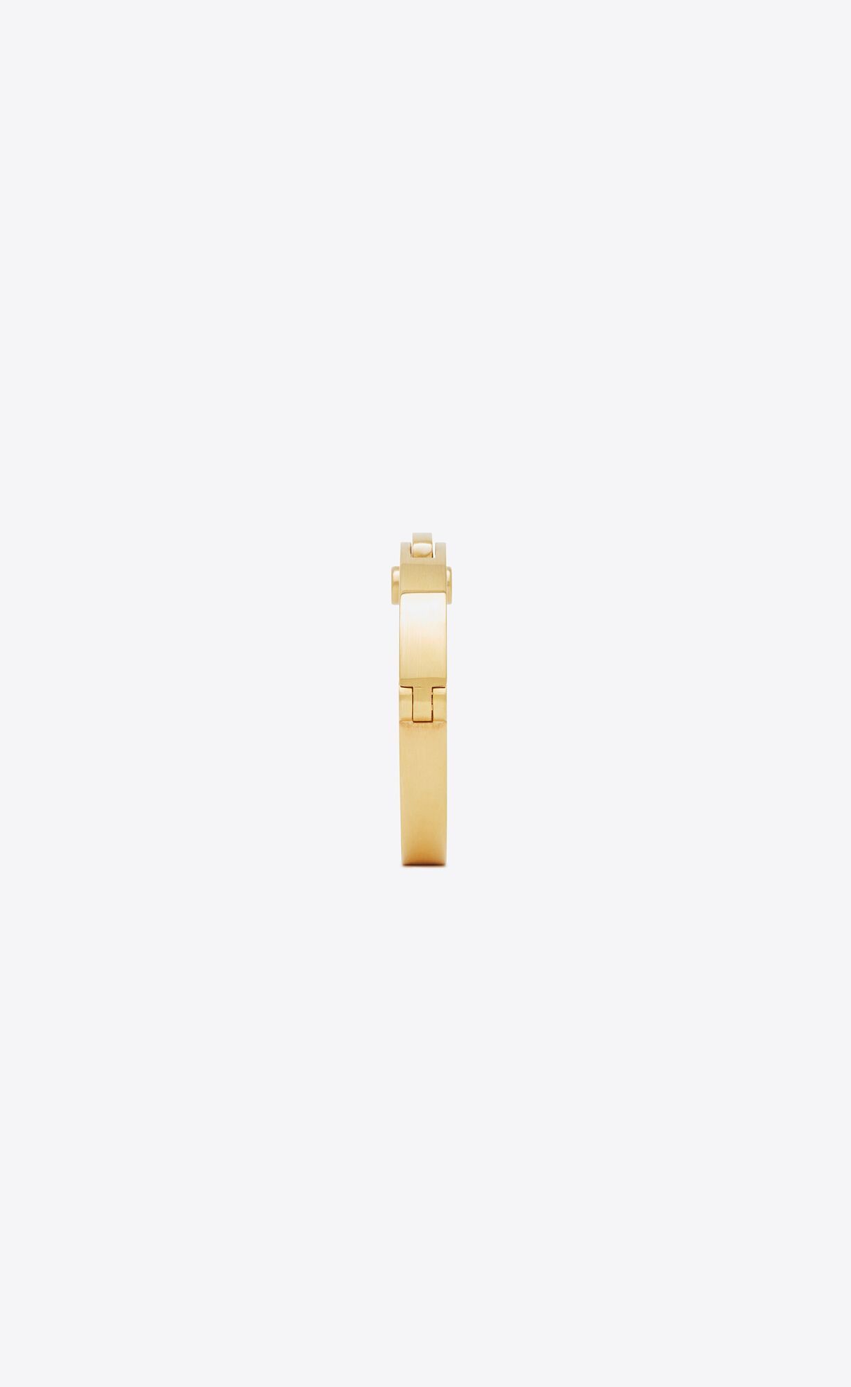 Saint Laurent Paris o1b1hav111124 Size: OS / Modernist Oval Bracelet in Gold Size ONE SIZE - 4 Thumbnail