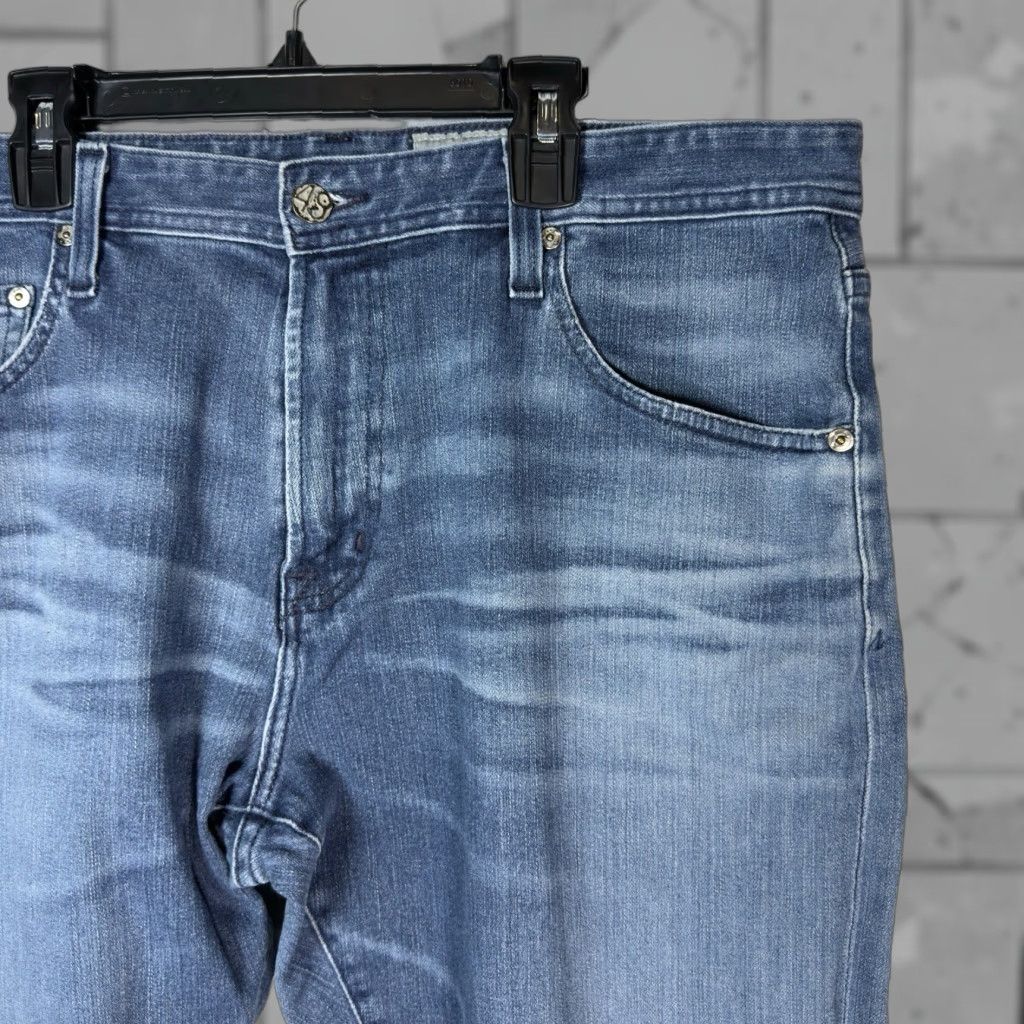 Vintage AG Adriano Goldschmied THE IVES Blue MODERN ATHLETIC Jeans Mens 34x34 Jeans Blue Athletic Straight Mens 34 Size US 34 / EU 50 - 1 Thumbnail