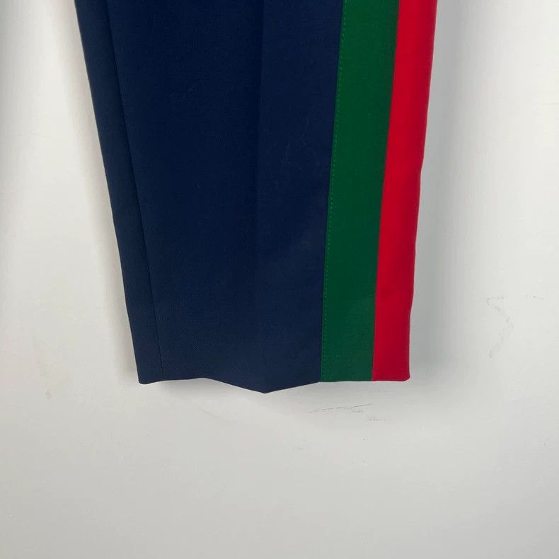 Gucci Gucci Red and green webbing sports casual pants 2503-Nextar Size US 34 / EU 50 - 4 Thumbnail