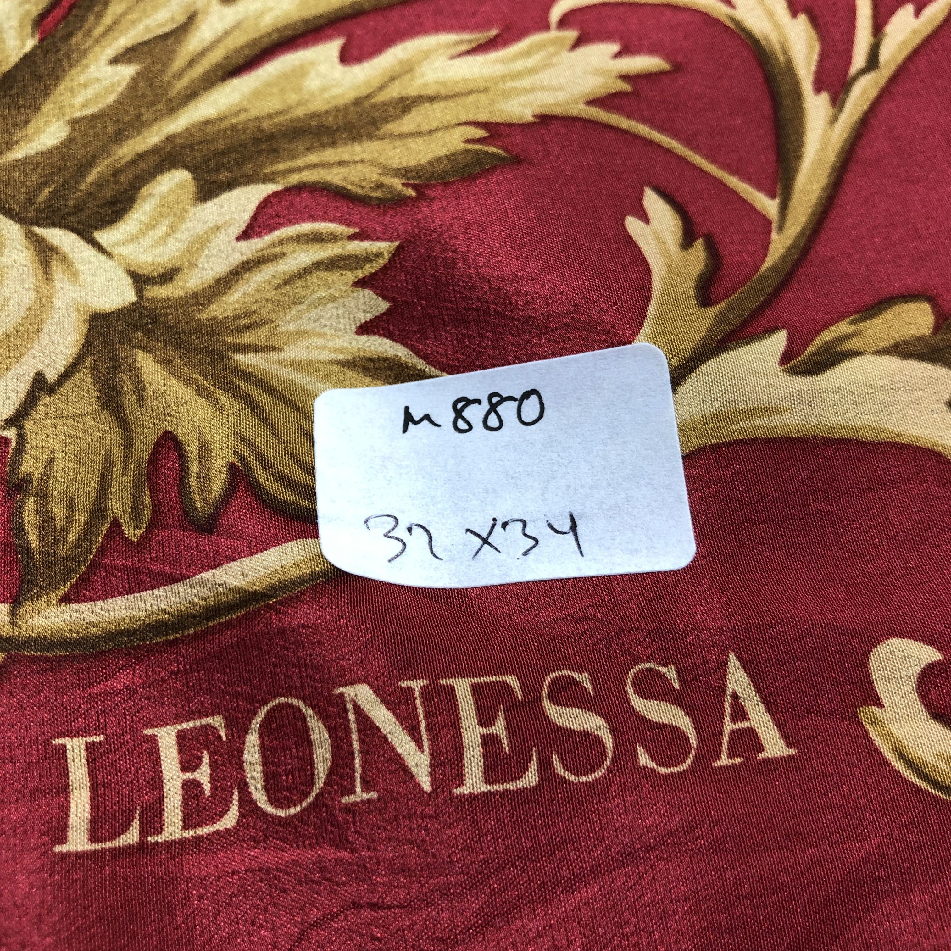 Vintage Leonessa Luxury Baroque Silk Scarf M880 Size ONE SIZE - 7 Thumbnail