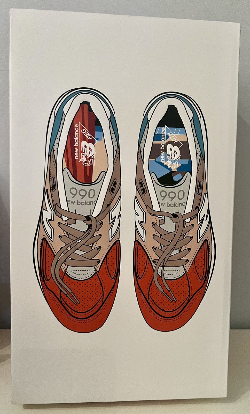 Kith × New Balance × Ronnie Fieg Authentic New Balance 990V2 Kith Cyclades size 4 Size US 5 / EU 37 - 10 Thumbnail