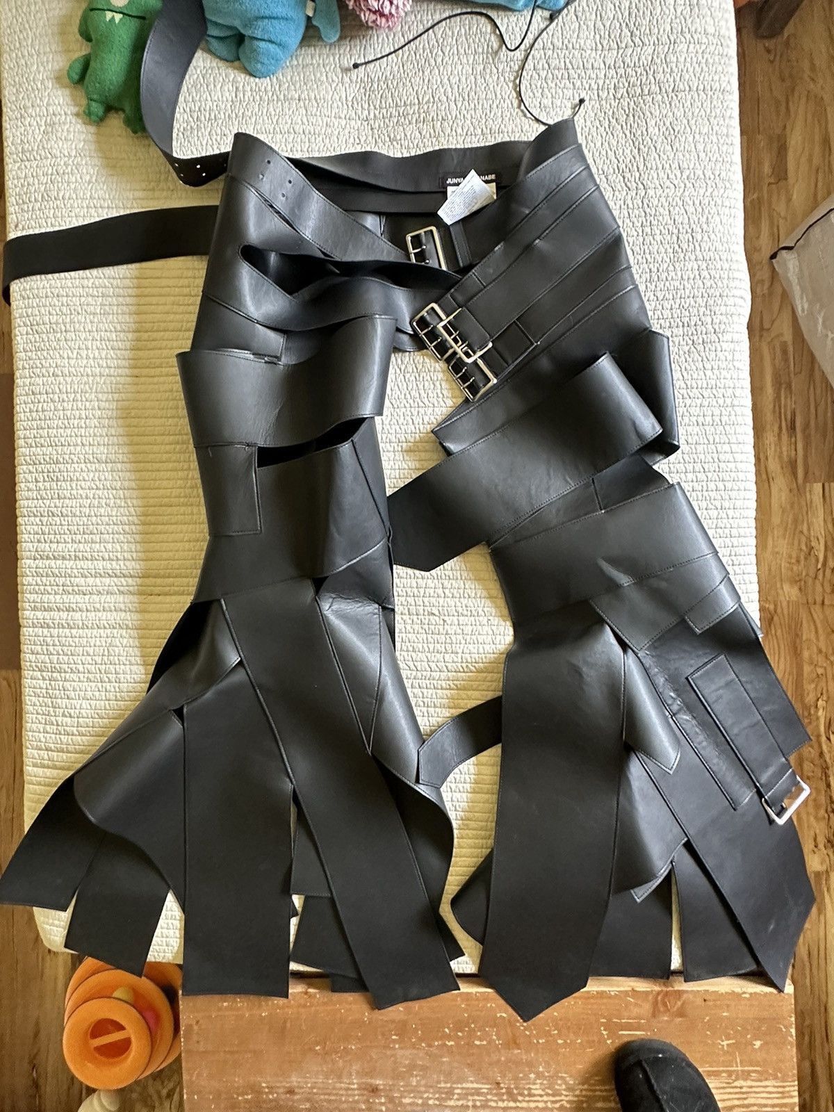Junya Watanabe JUNYA A/W 24 Leather Chaps Size 26" / US 2 / IT 38 - 2 Thumbnail