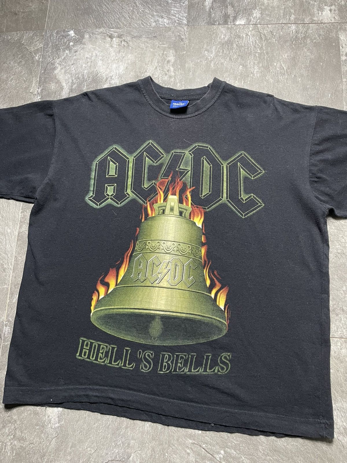 Band Tees Vintage AC/DC Hells Bells T-Shirt Double Sided Rock Tee S Size US S / EU 44-46 / 1 - 2 Thumbnail