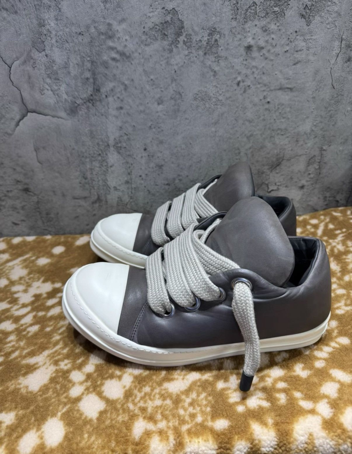 Rick Owens Rick Owens Main Line Jumbo Low, Mocha Brown K37 Size US 9.5 / EU 42-43 - 1 Thumbnail