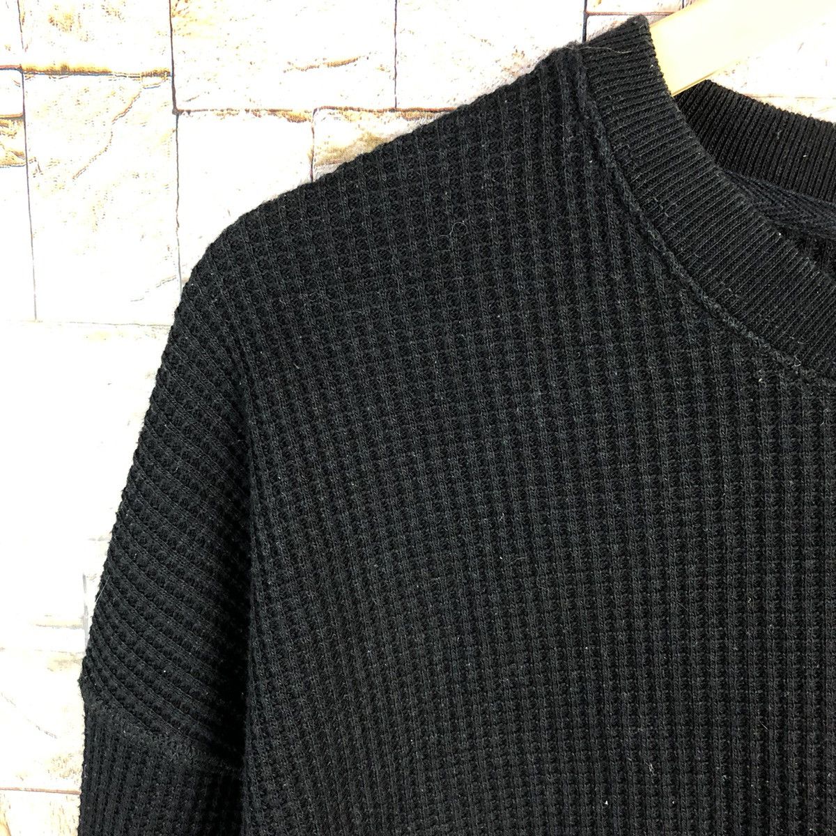 Japanese Brand Freak Store Black Sweatshirt knitwear #A421 Size L / US 10 / IT 46 - 9 Thumbnail