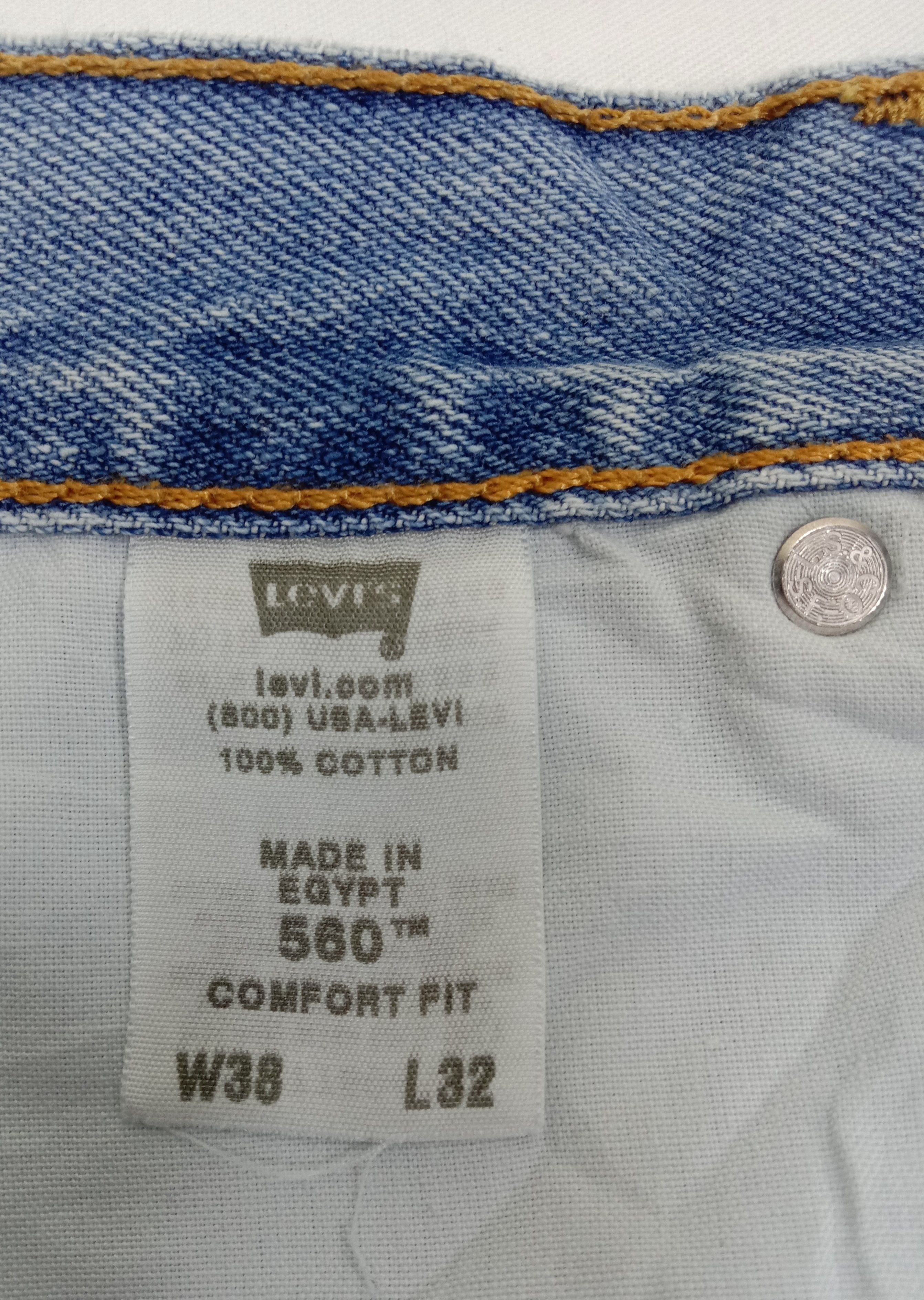 Levi's Vintage Levi's 560 Jeans Light Wash Comfort Fit Denim Size US 38 / EU 54 - 12 Thumbnail