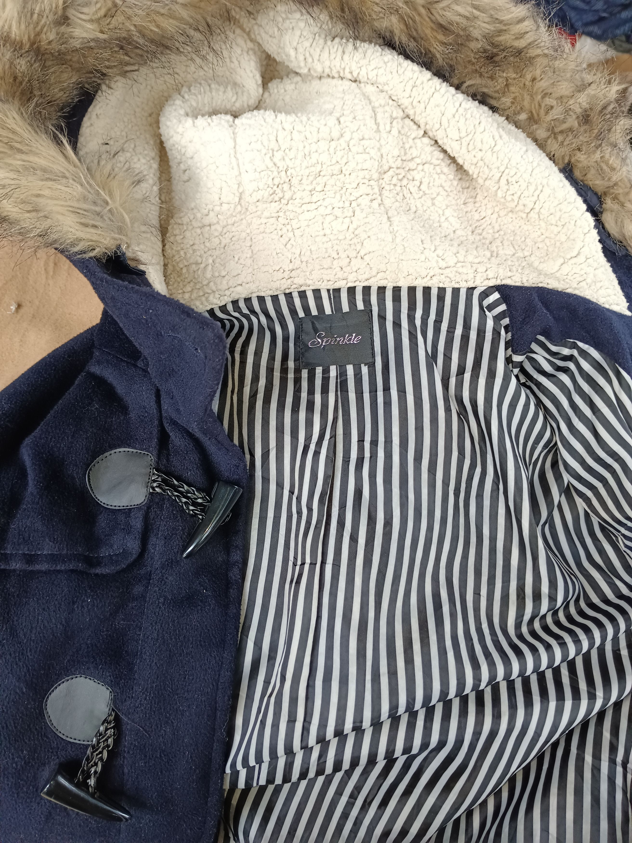 If Six Was Nine × Le Grande Bleu (L.G.B.) Japanese Y2K Spinkle Fur Coat Jacket Size US XL / EU 56 / 4 - 12 Thumbnail