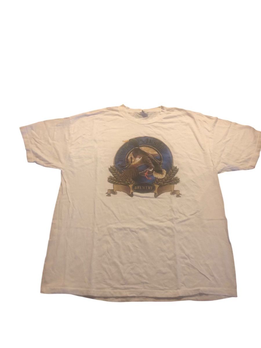 Vintage Vintage 90s Buckshot Brewery T Shirt S/XL Size US XL / EU 56 / 4 - 1 Thumbnail