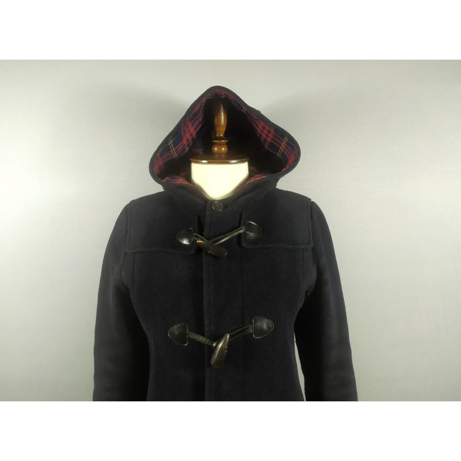 Vintage APC Coat Women's Wool Black Size S Small Overcoat Long Sleeve Buttoned 90s Designer Vintage? No Size S / US 4 / IT 40 - 5 Thumbnail