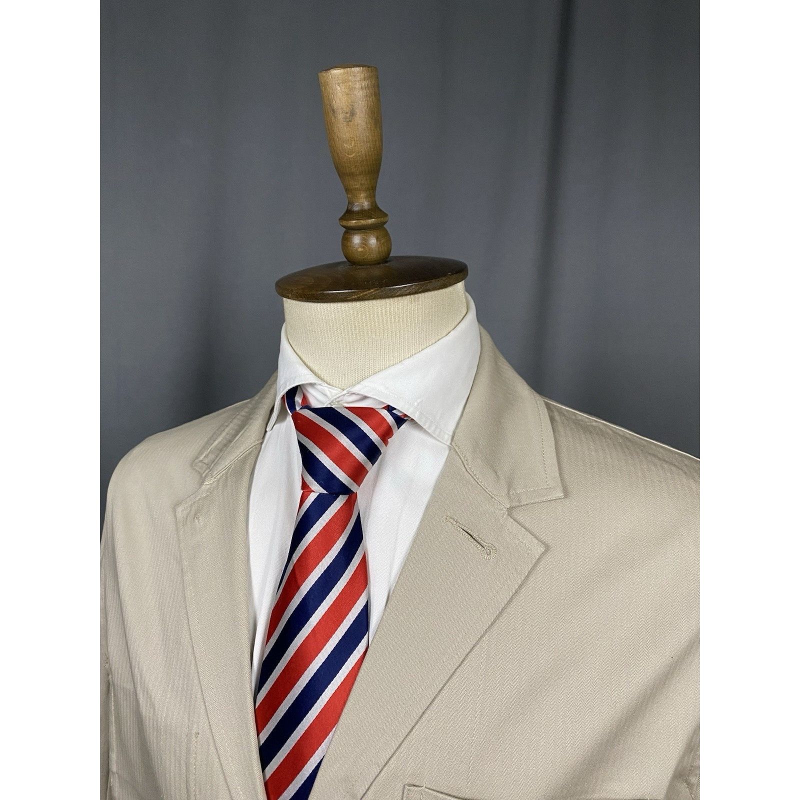 Folk MINT! Folk Men's Beige Multipocket Workwear Blazer Sportcoat Size US M / EU 48-50 / 2 - 6 Thumbnail