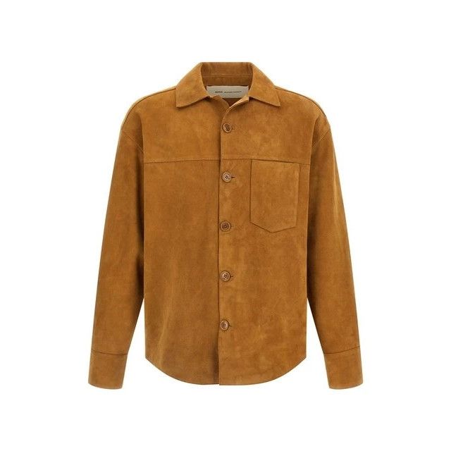 AMI AMI PARIS Brown Suede Overshirt New & Authentic (Men's size: Size US L / EU 52-54 / 3 - 1 Thumbnail