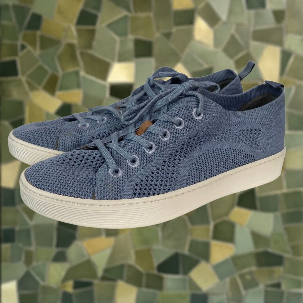 Vintage Sofft Sneakers Women's 9 Casual Knit Cloud Blue Lace Up Shoes - Size 9 Womens, Casual, Spring Summer Fall Size US 9 / IT 39 - 1 Thumbnail