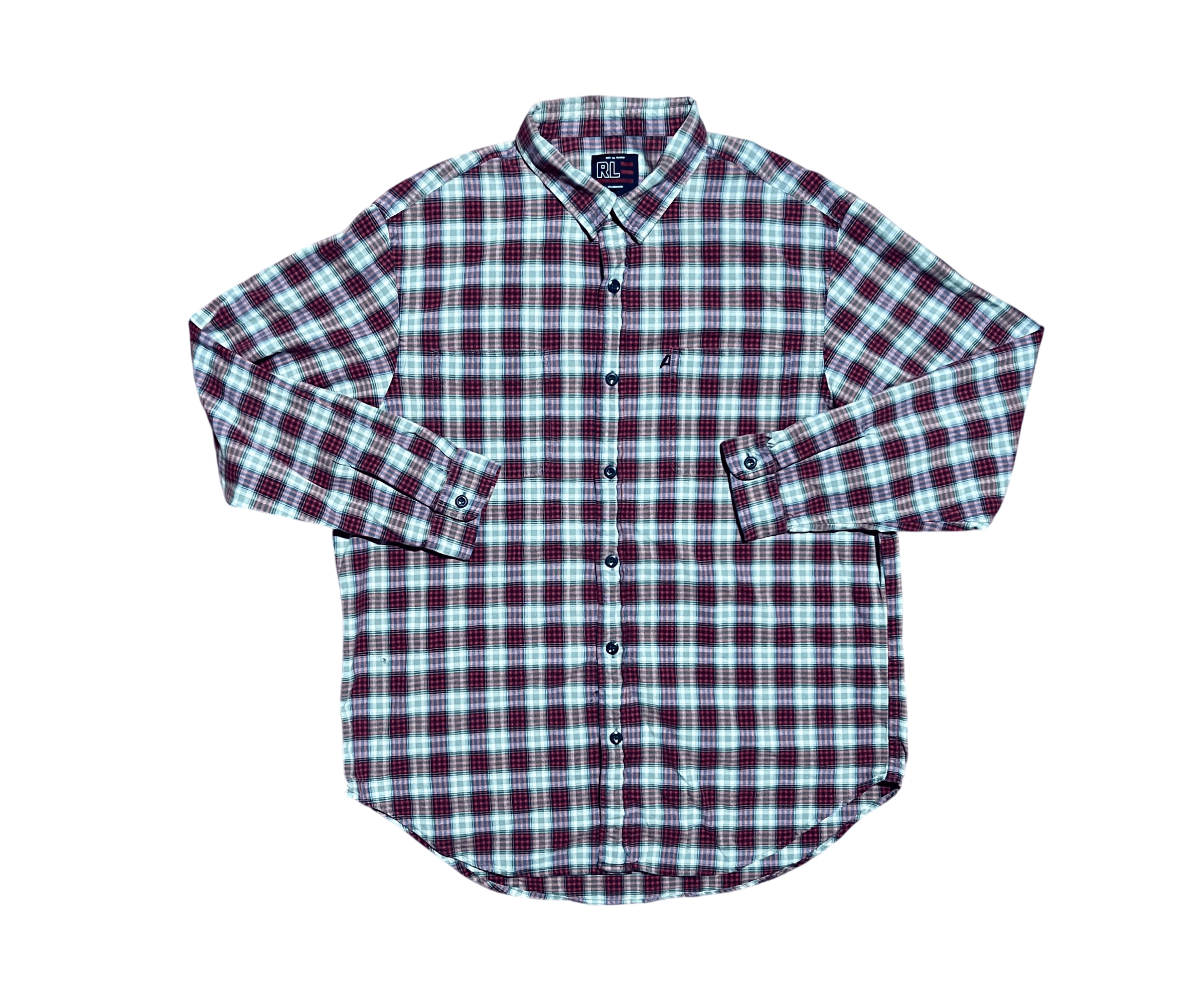 Ralph Lauren Ralph Lauren Polo Jeans 90s/Y2K Vintage Plaid Flannel Shirt Size US XL / EU 56 / 4 - 1 Thumbnail