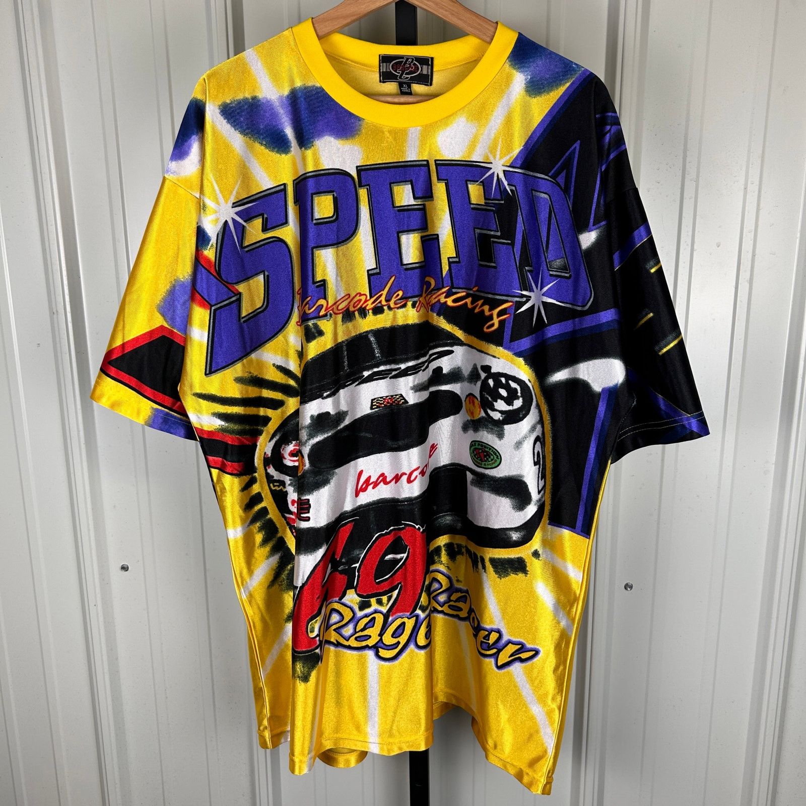 Other Speed Barcode Rage Racing 69 CRAZY AOP Cyber XL NASCAR Tee Size US XL / EU 56 / 4 - 2 Thumbnail