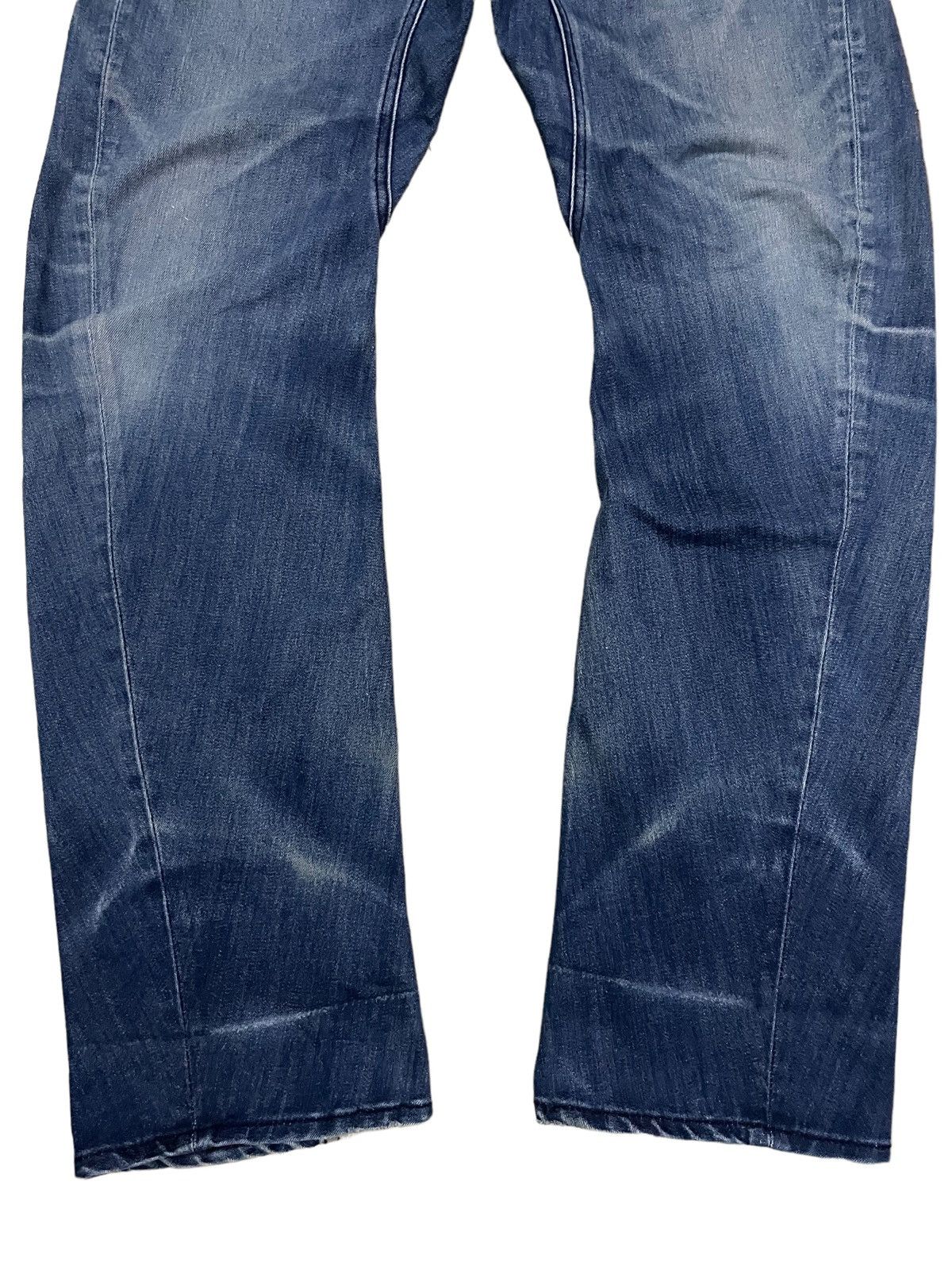 Element Vintage Y2K Elements Streetstyle Twisted Blue Washed Jeans Size US 30 / EU 46 - 4 Thumbnail