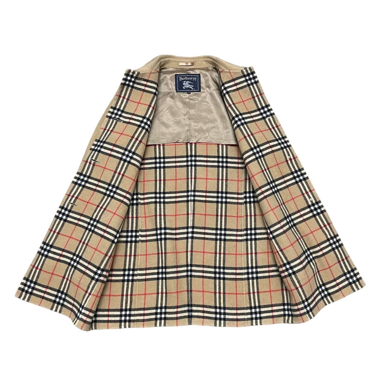 Burberry Vintage Burberry Nova Check Wool Coat Size US M / EU 48-50 / 2 - 7 Thumbnail