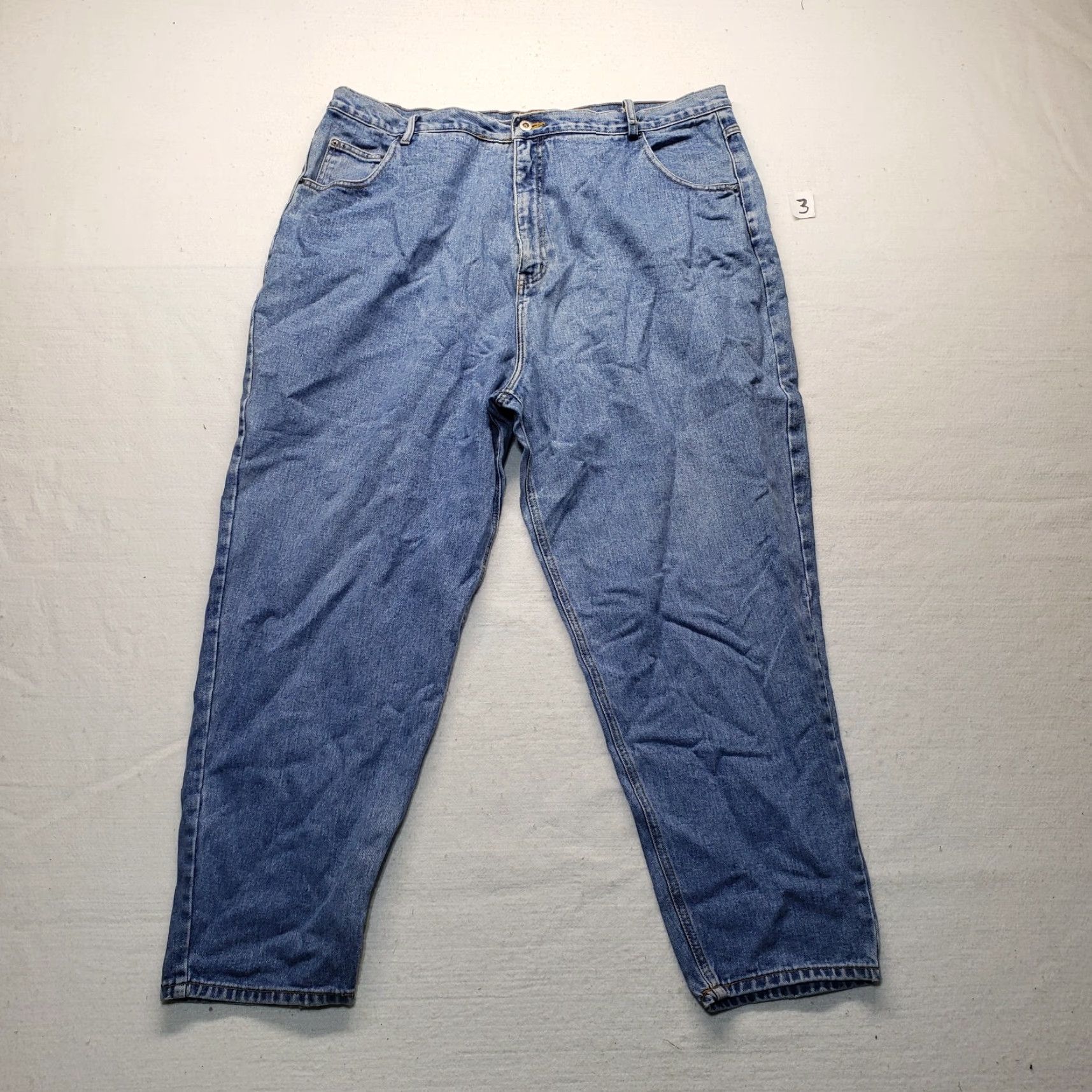 Vintage Carolina Blues Jeans Capri Denim Woman Plus Size 26W Blue Capri Pants Size 26" / US 2 / IT 38 - 2 Thumbnail
