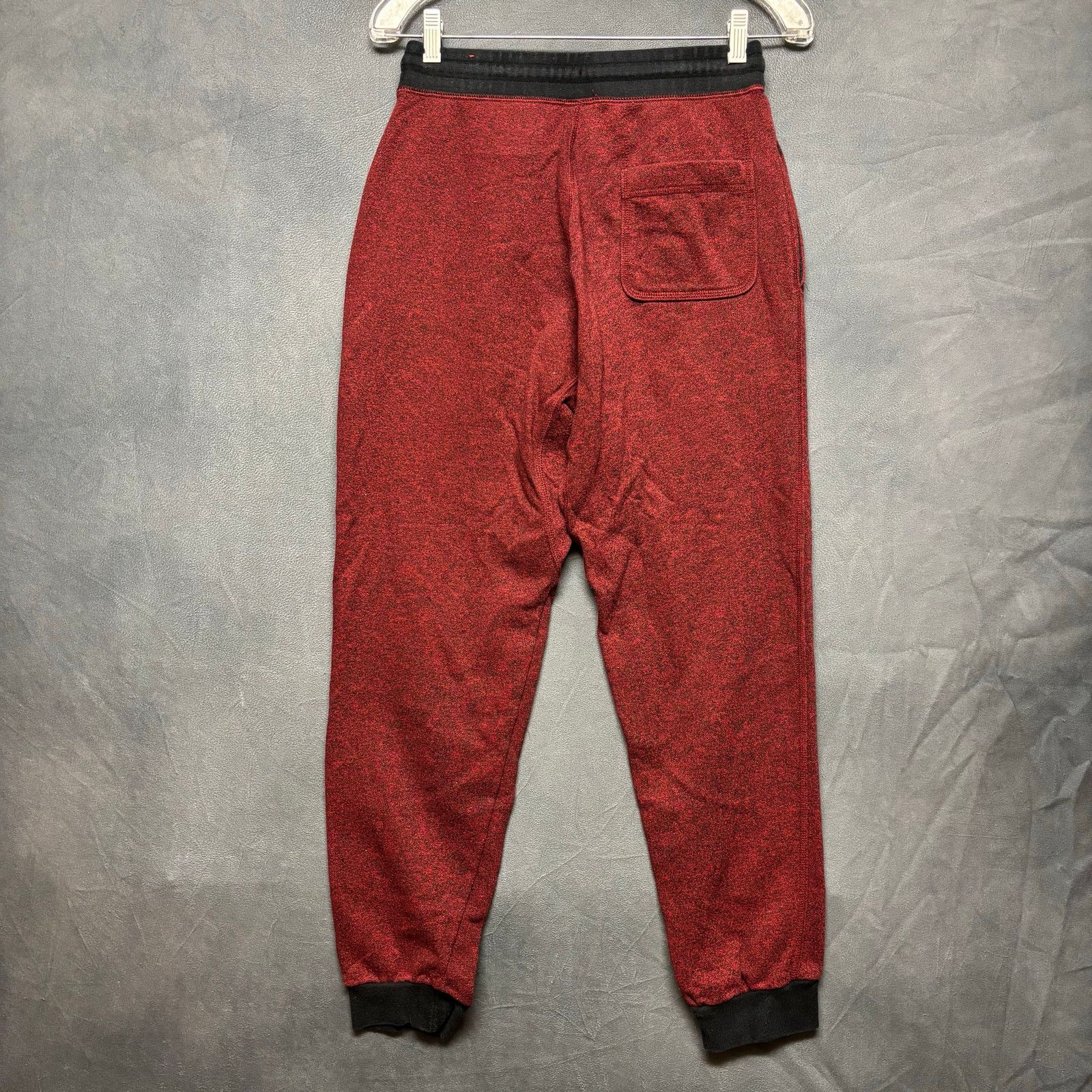 Nike Nike Joggers Maroon Red Cuff Slim Fit Sweatpants Men's Sm Size US 27 - 2 Thumbnail