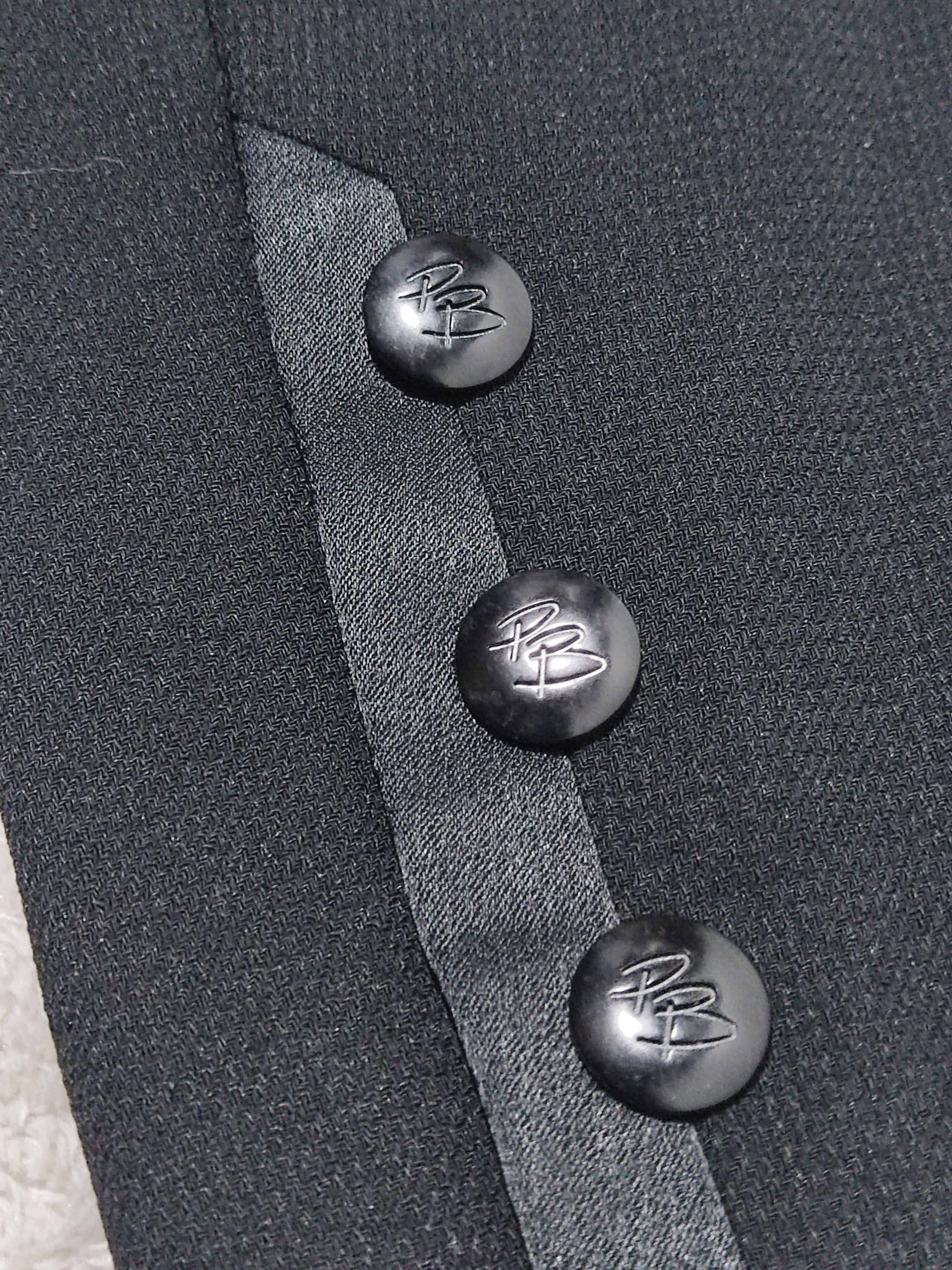 Pierre Balmain VTG PIERRE BALMAIN Formalité Collarless Satin Trim Jacket Size S / US 4 / IT 40 - 13 Thumbnail