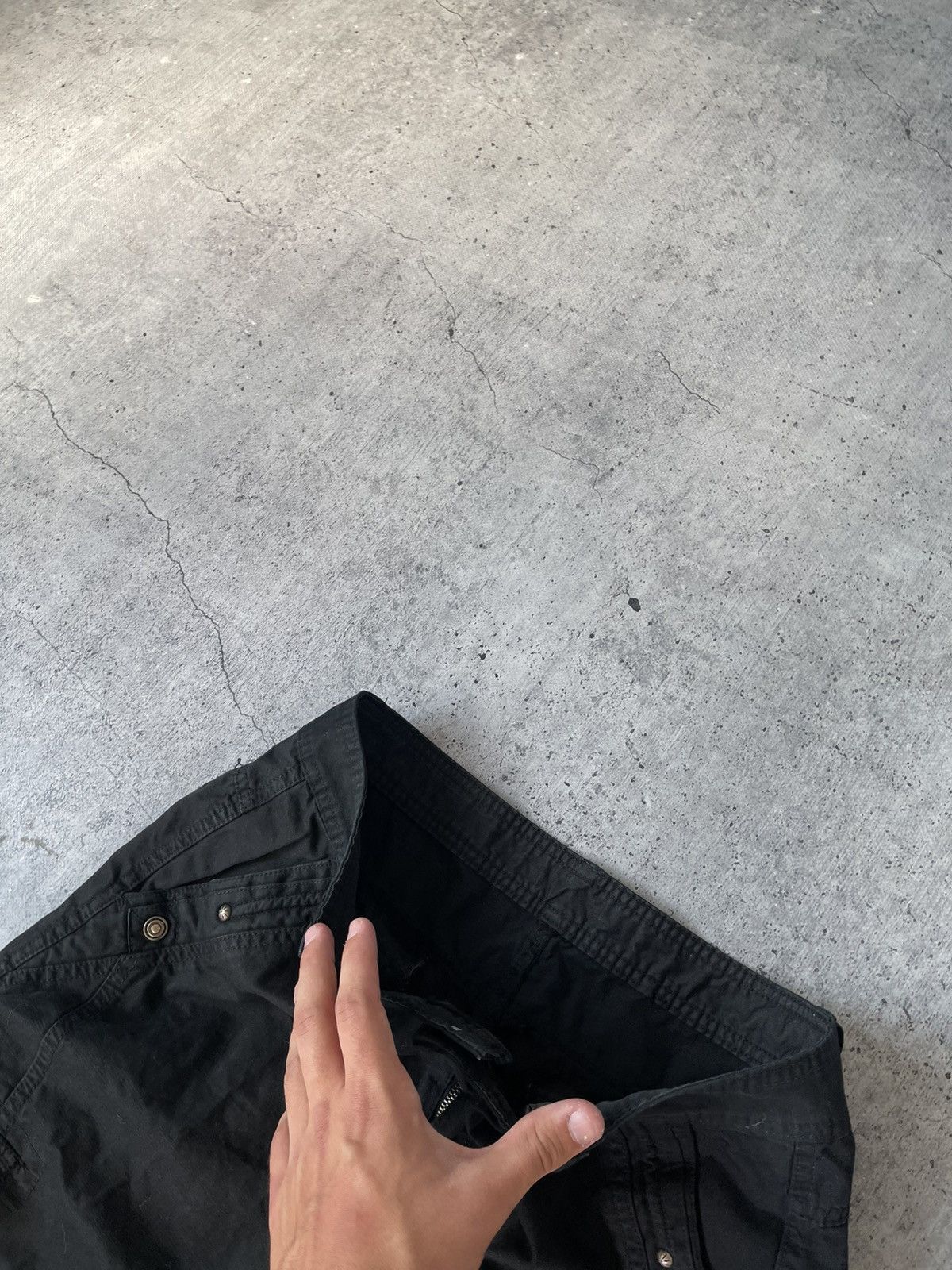Japanese Brand Japan Y2K Black Avant Garde Multipocket Cargo Pants Size US 32 / EU 48 - 5 Thumbnail