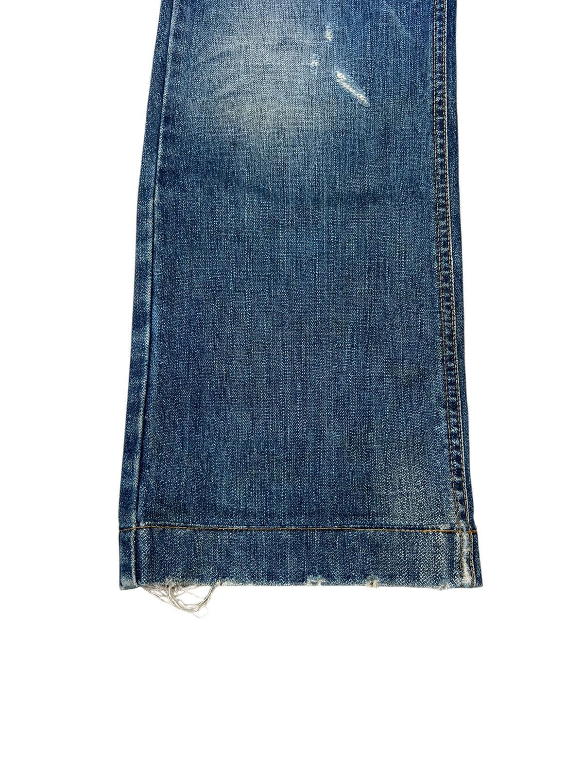 Dolce & Gabbana Vintage 00s Dolce & Gabbana Dirty Mud Distressed Denim Jeans Size US 34 / EU 50 - 8 Thumbnail
