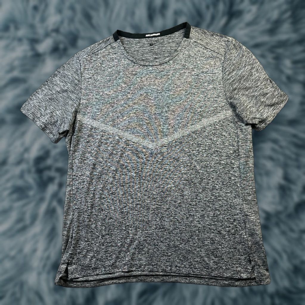 Nike Nike Shirt Mens M Gray Dri-Fit Techknit Ultra Running Gym Size US M / EU 48-50 / 2 - 1 Thumbnail