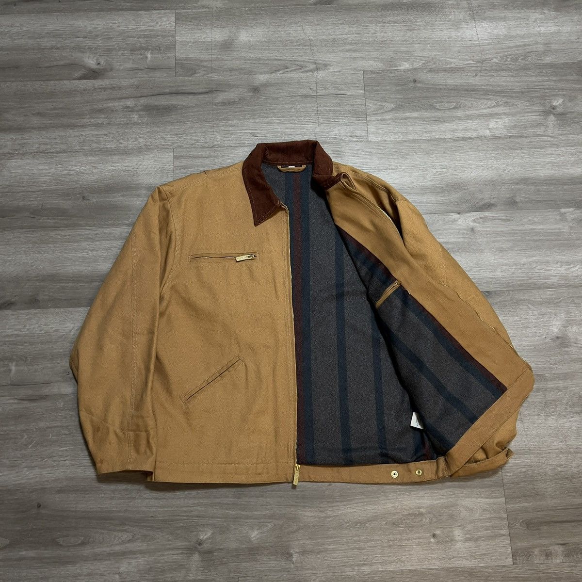 Other Vintage JB Hunt Blanket Lined Work Detroit Jacket Size US XXL / EU 58 / 5 - 1 Thumbnail