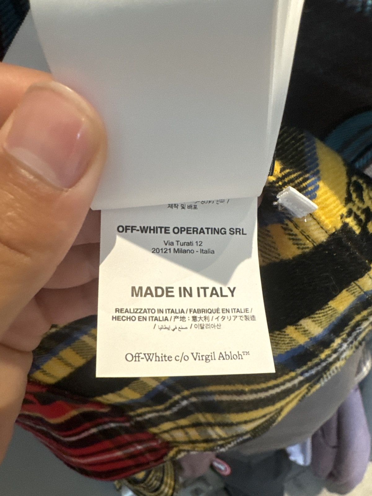 Off-White Off White Flanel Size US L / EU 52-54 / 3 - 6 Thumbnail