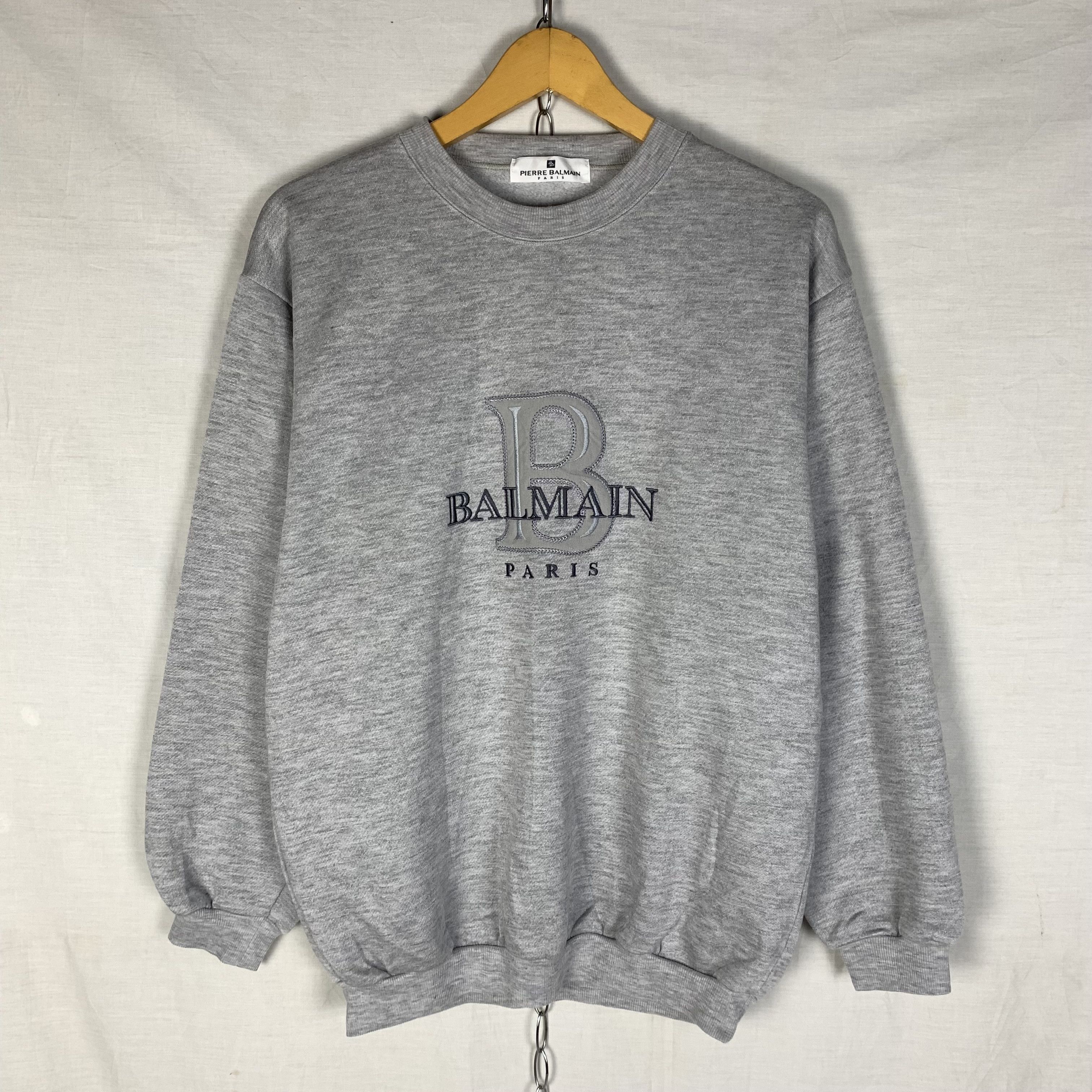 Pierre Balmain Vintage Pierre Balmain Paris Sweatshirt Crewneck Size US M / EU 48-50 / 2 - 1 Thumbnail
