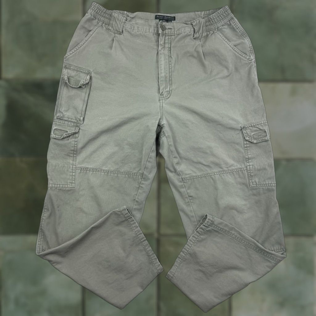 Royal Robbins VINTAGE Royal Robbins Cargo Pants Men 36 Regular Beige Cotton 90s Outdoor Safari Travel Cargo Men Size US 36 / EU 52 - 1 Thumbnail