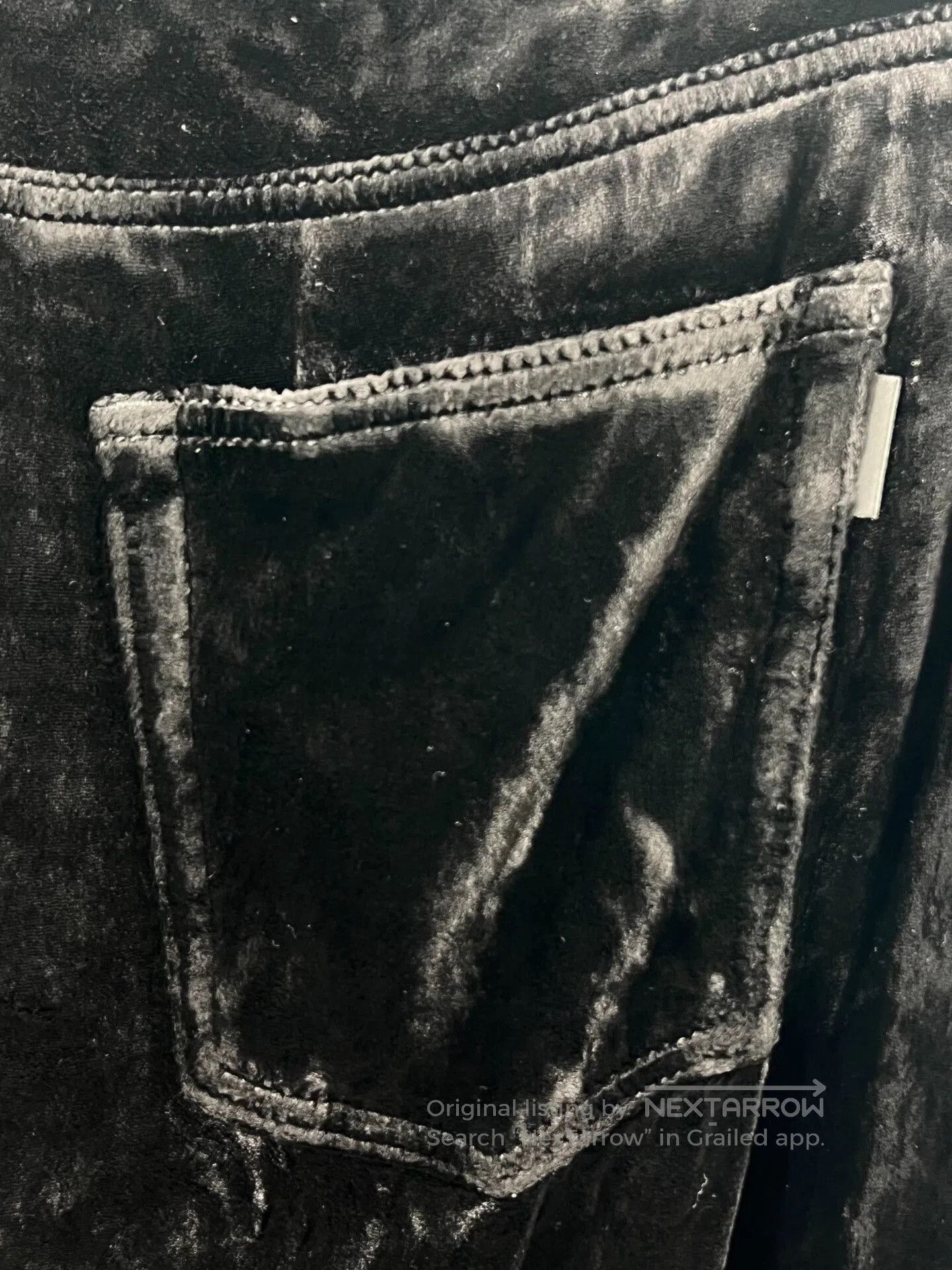 Yves Saint Laurent black silk blend casual pants for men. Size US 33 - 4 Thumbnail