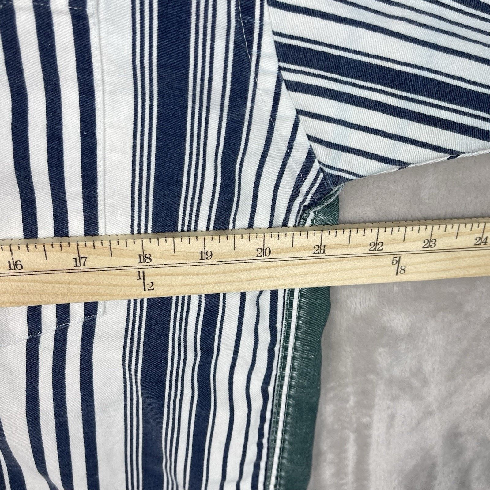 Other Review by Baxter Men's Striped Oversized Denim Shirt 90s Size US M / EU 48-50 / 2 - 11 Thumbnail