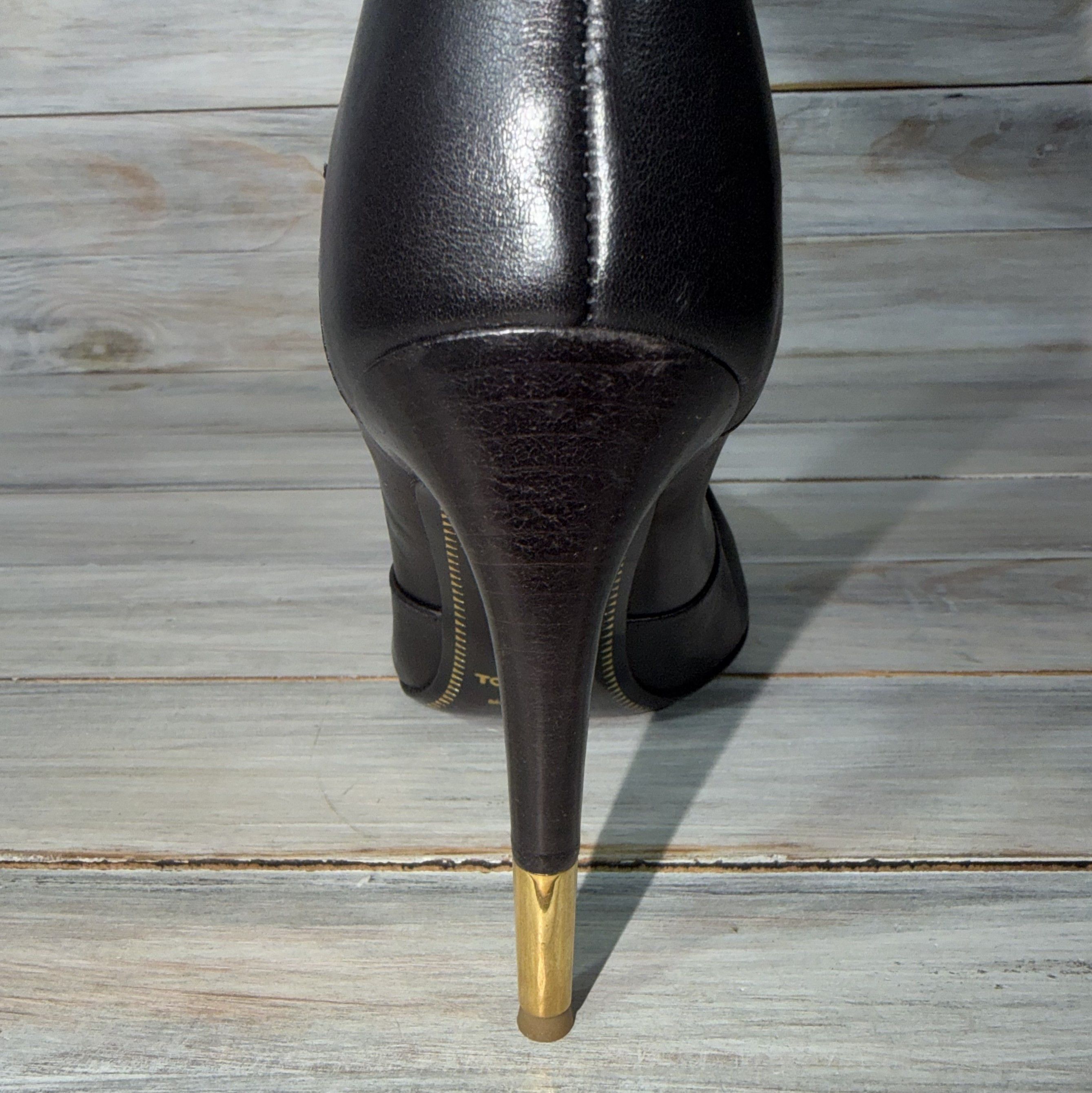 TOM FORD Embellished Leather Over-The-Knee Boots MadeinItaly