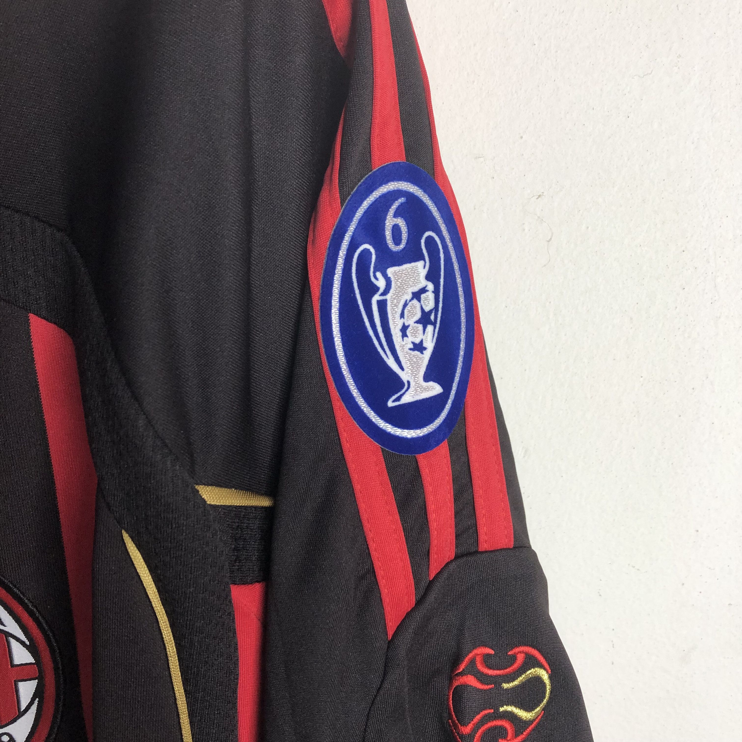 Vintage 06-07 Kaka AC Milan Home Soccer Jersey Size US L / EU 52-54 / 3 - 3 Thumbnail