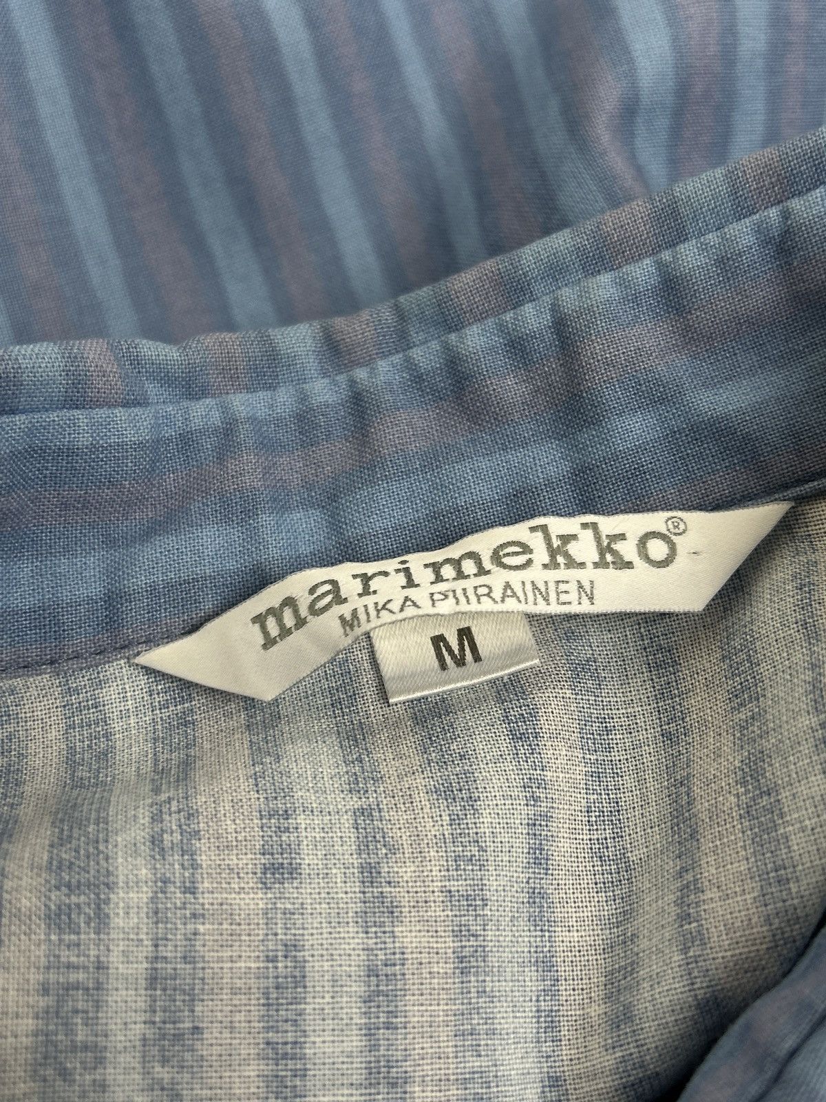 Marimekko Vintage Marimekko Piirainen Jokapoika Metal Striped Shirt M Size M / US 6-8 / IT 42-44 - 6 Thumbnail