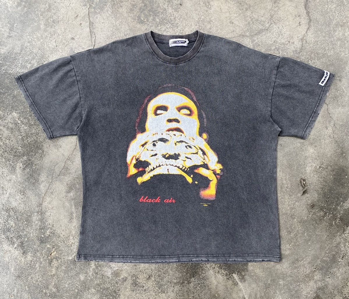 Band Tees Rare💥Vintage Distressed Marilyn Manson By Black Air Tees Size US XL / EU 56 / 4 - 1 Thumbnail