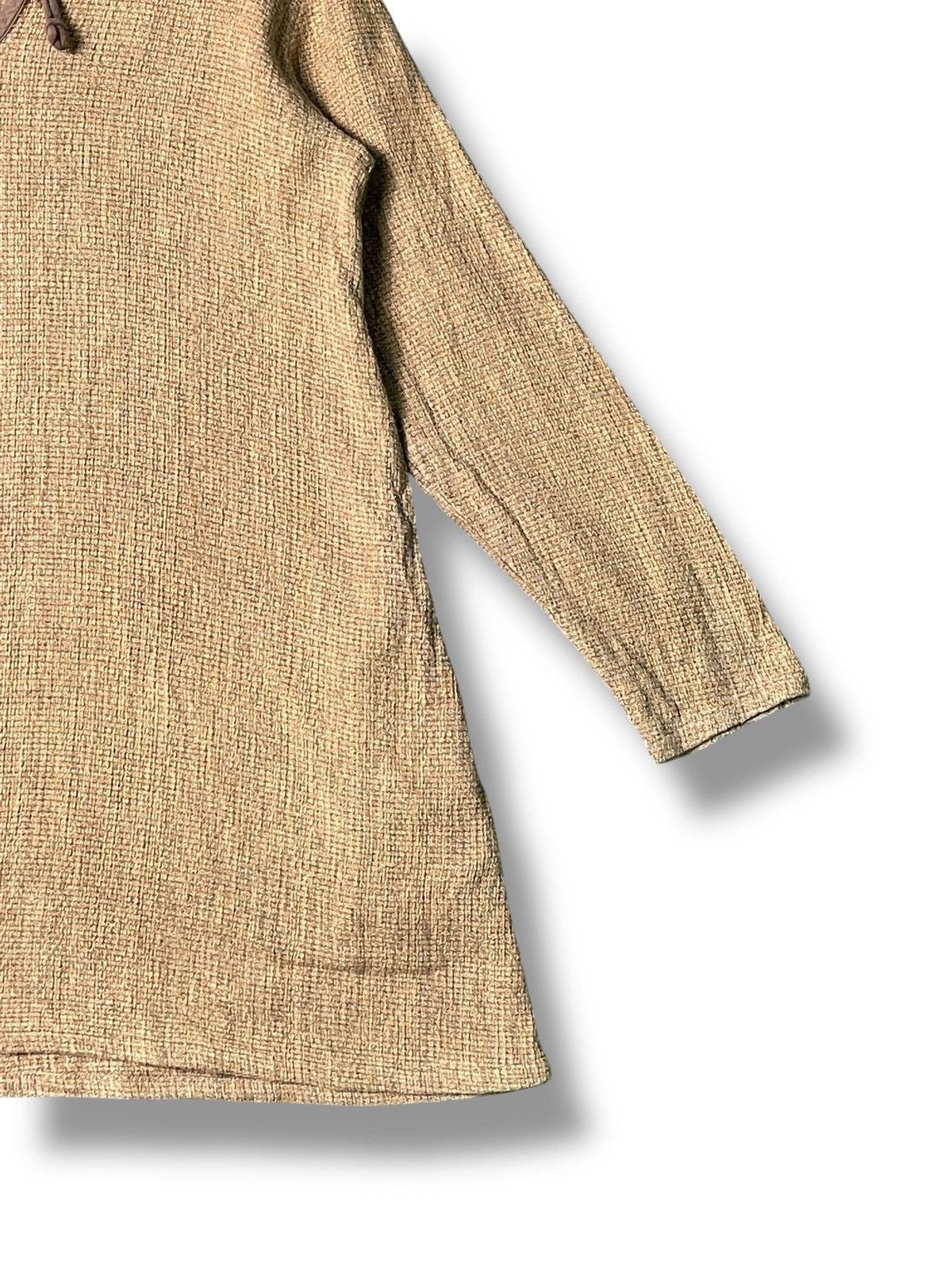Japanese Brand × Vintage Vintage Amina Linen Blouse (49) Size XS / US 0-2 / IT 36-38 - 4 Thumbnail