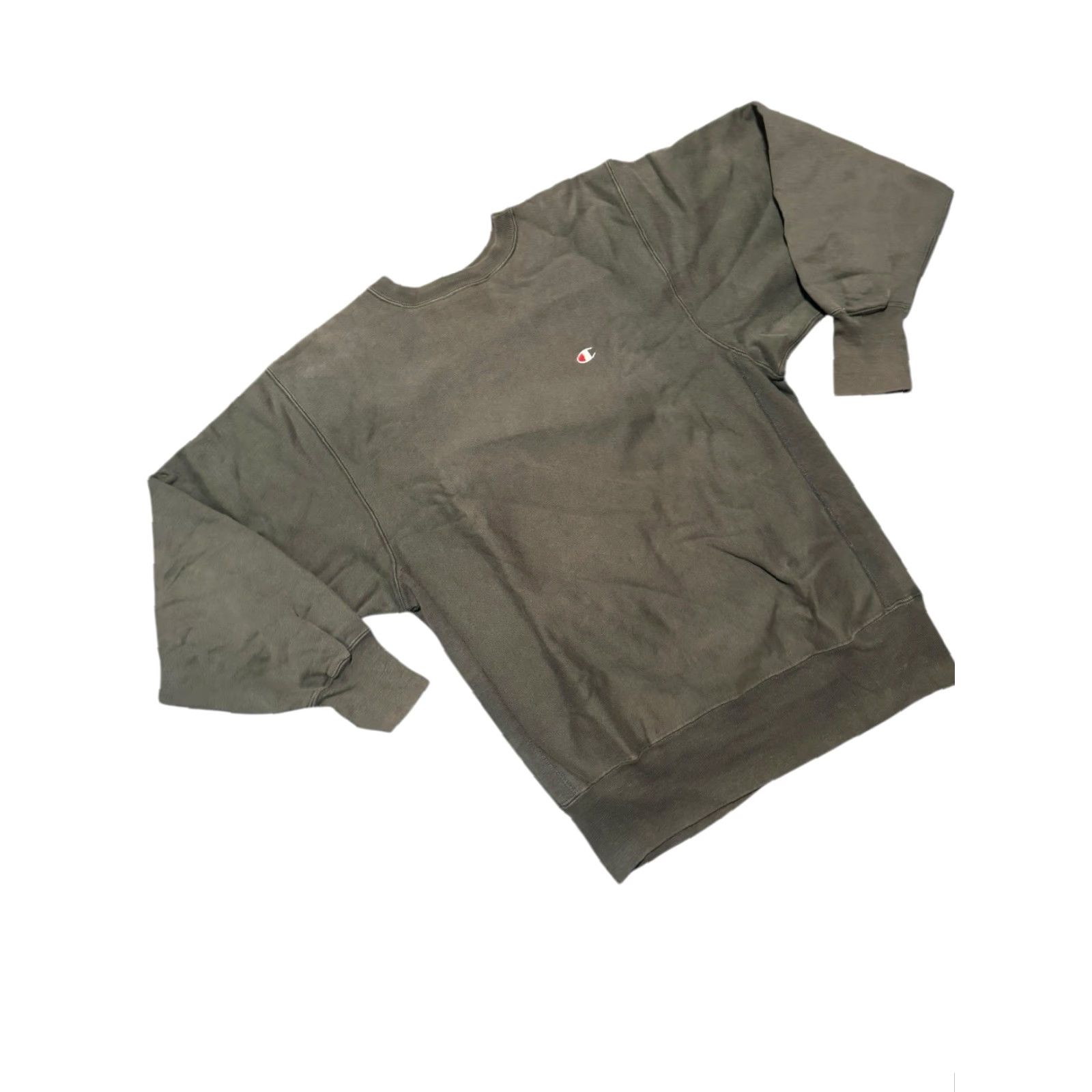 Champion VINTAGE Champion Reverse Weave Sweatshirt XL Green Crew Neck USA Mens Crew Neck Sweatshirt Size US XL / EU 56 / 4 - 3 Thumbnail