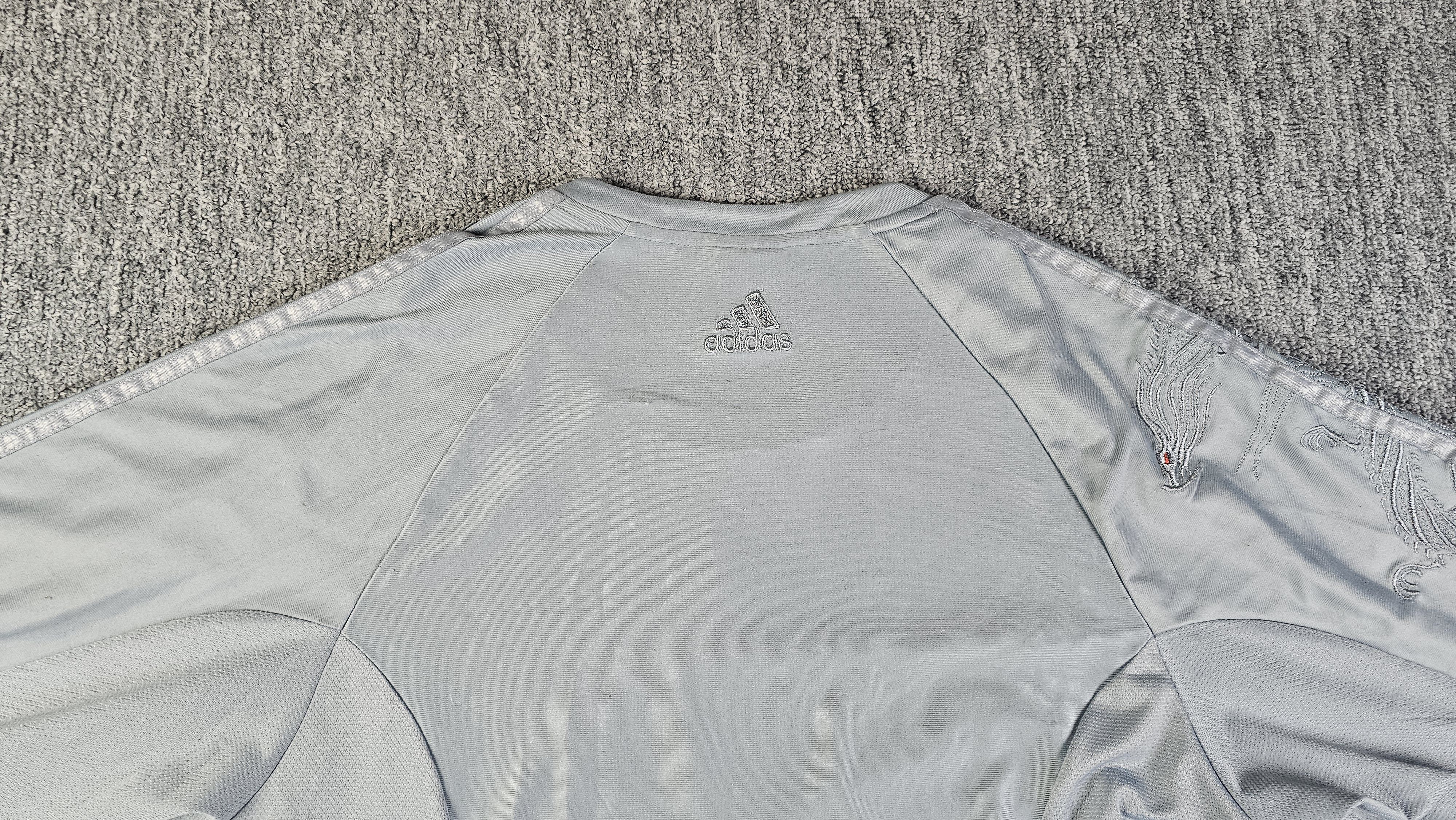 Adidas Adidas Beckham Predator Dragon Embroidered Gray Jersey 2005 Size US L / EU 52-54 / 3 - 8 Thumbnail