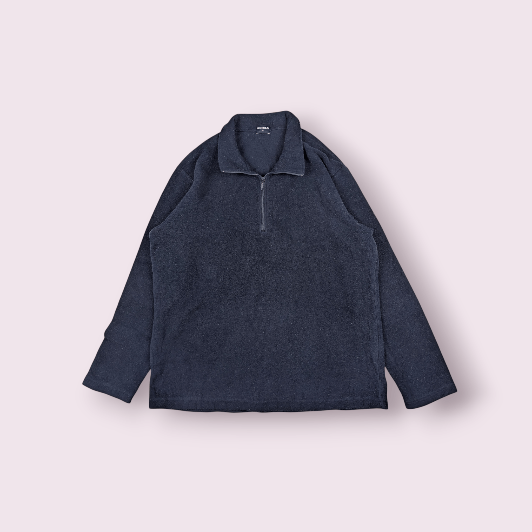 Uniqlo Vintage 90's UNIQLO Half Zipper Up Fleece Sweatshirts Size US M / EU 48-50 / 2 - 1 Thumbnail