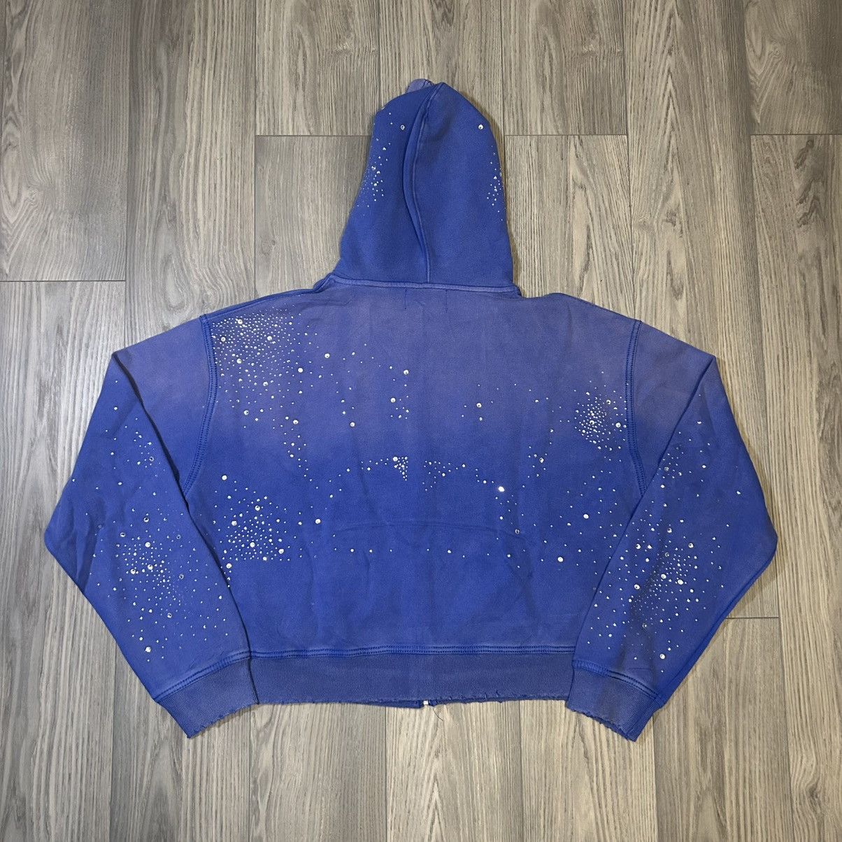 Vale Vale Forever Classico Zip Up Hoodie (Blue) Size US XXL / EU 58 / 5 - 2 Thumbnail