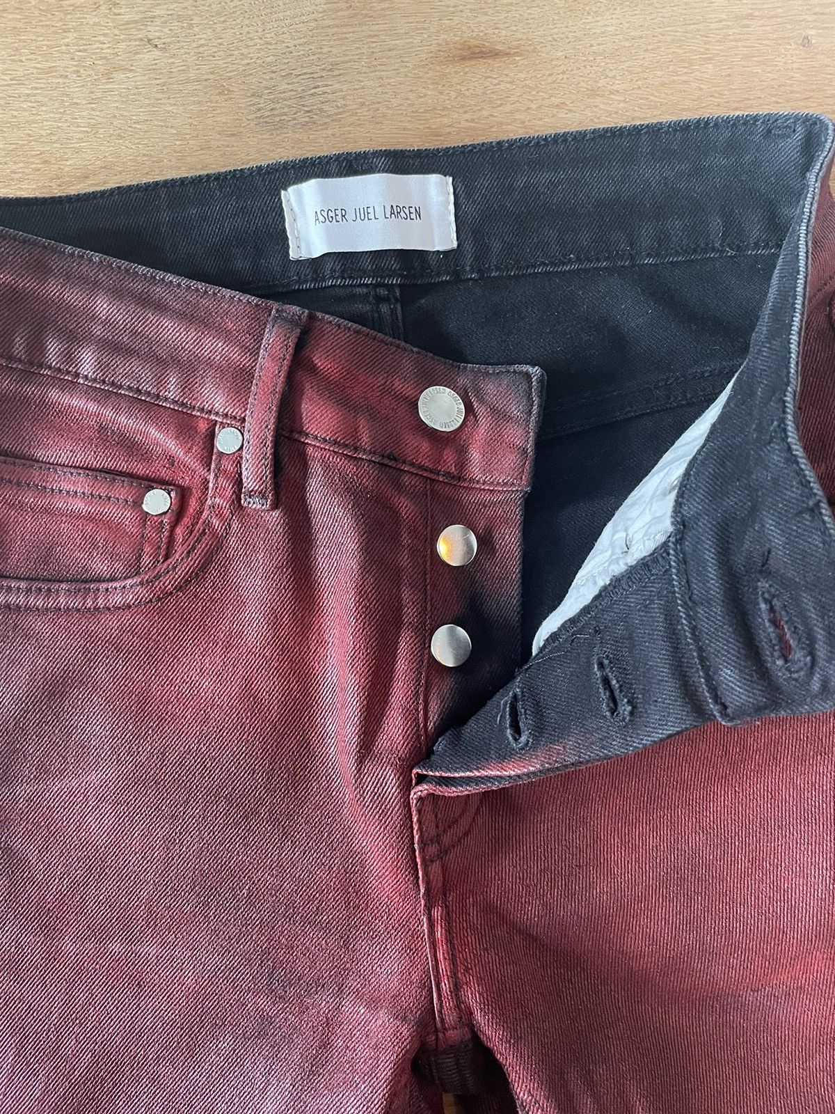 Asger Juel Larsen Asger Juel Larsen Waxed Jeans Size US 28 / EU 44 - 4 Thumbnail
